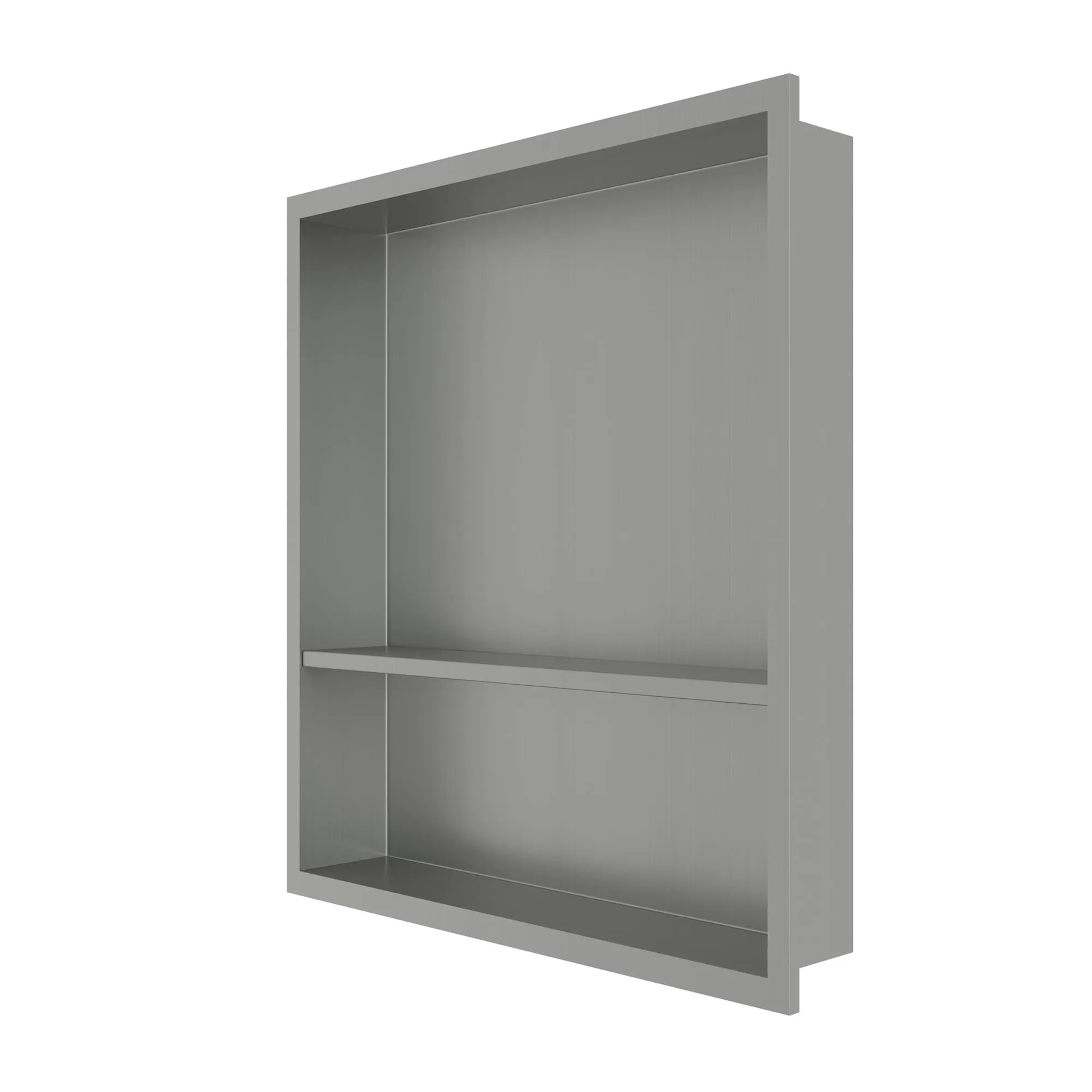 CRAFT   MAIN N2022S 22-11/16 H x 20-11/16 W Stainless Steel Shower