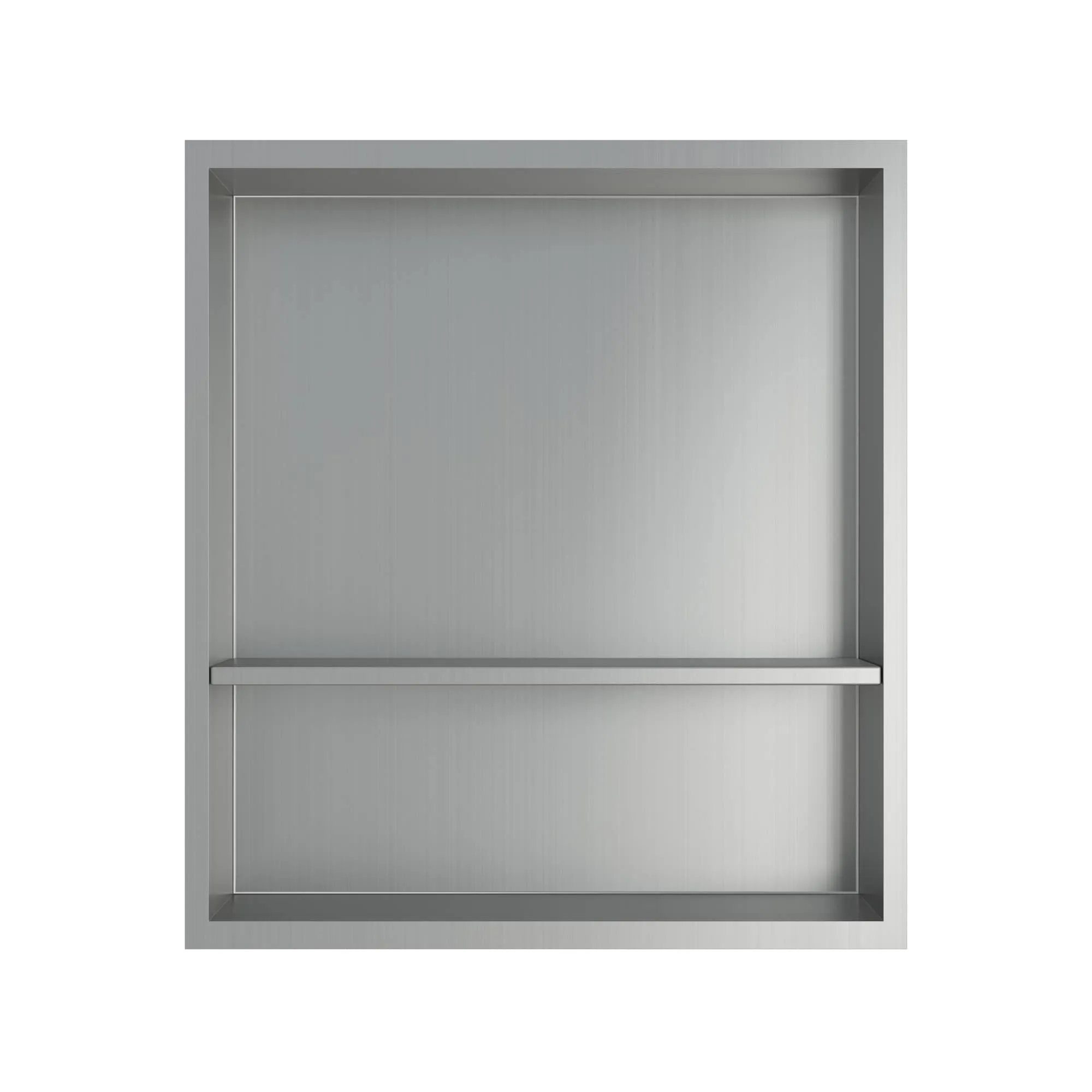 CRAFT   MAIN N2022S 22-11/16 H x 20-11/16 W Stainless Steel Shower