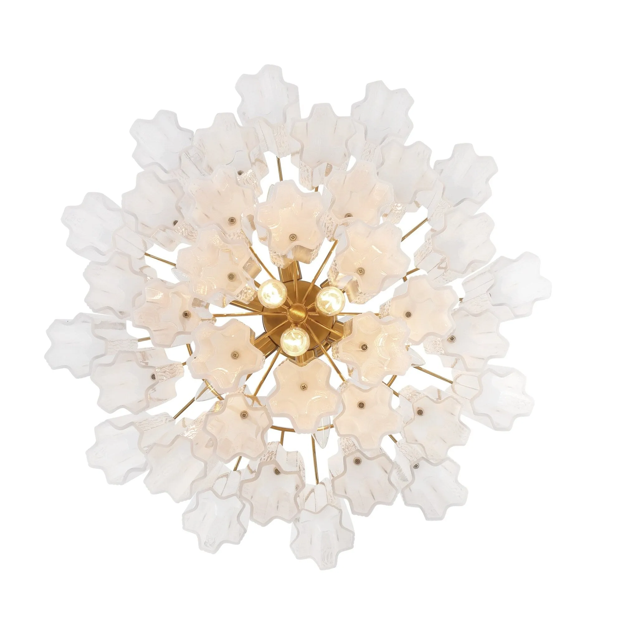 Crystorama Lighting Group ADD-308-WH Addis 9 Light 22 Wide Waterfall