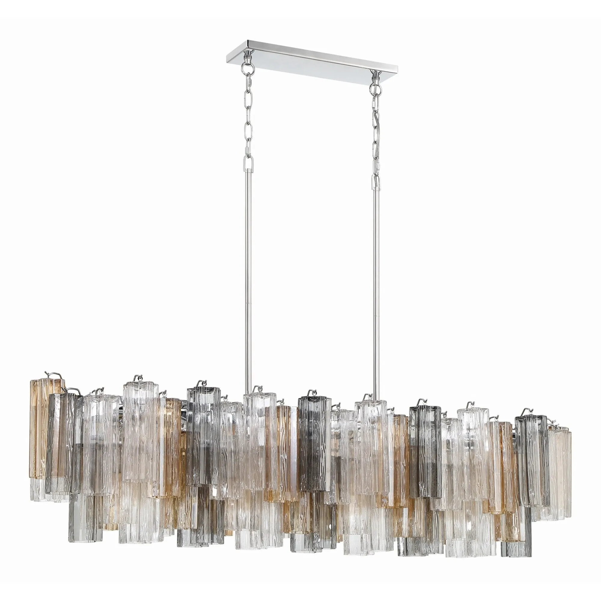 Crystorama Lighting Group ADD-317-AU Addis 14 Light 52 Wide Crystal