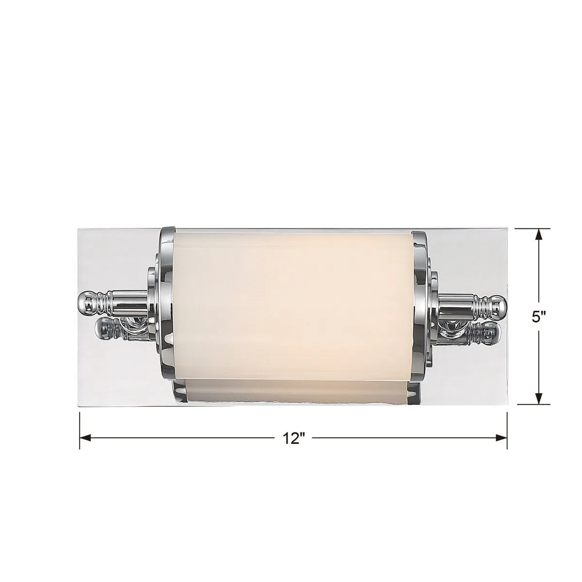Crystorama Lighting Group Foster Single Light 12 Wide LED Vanity