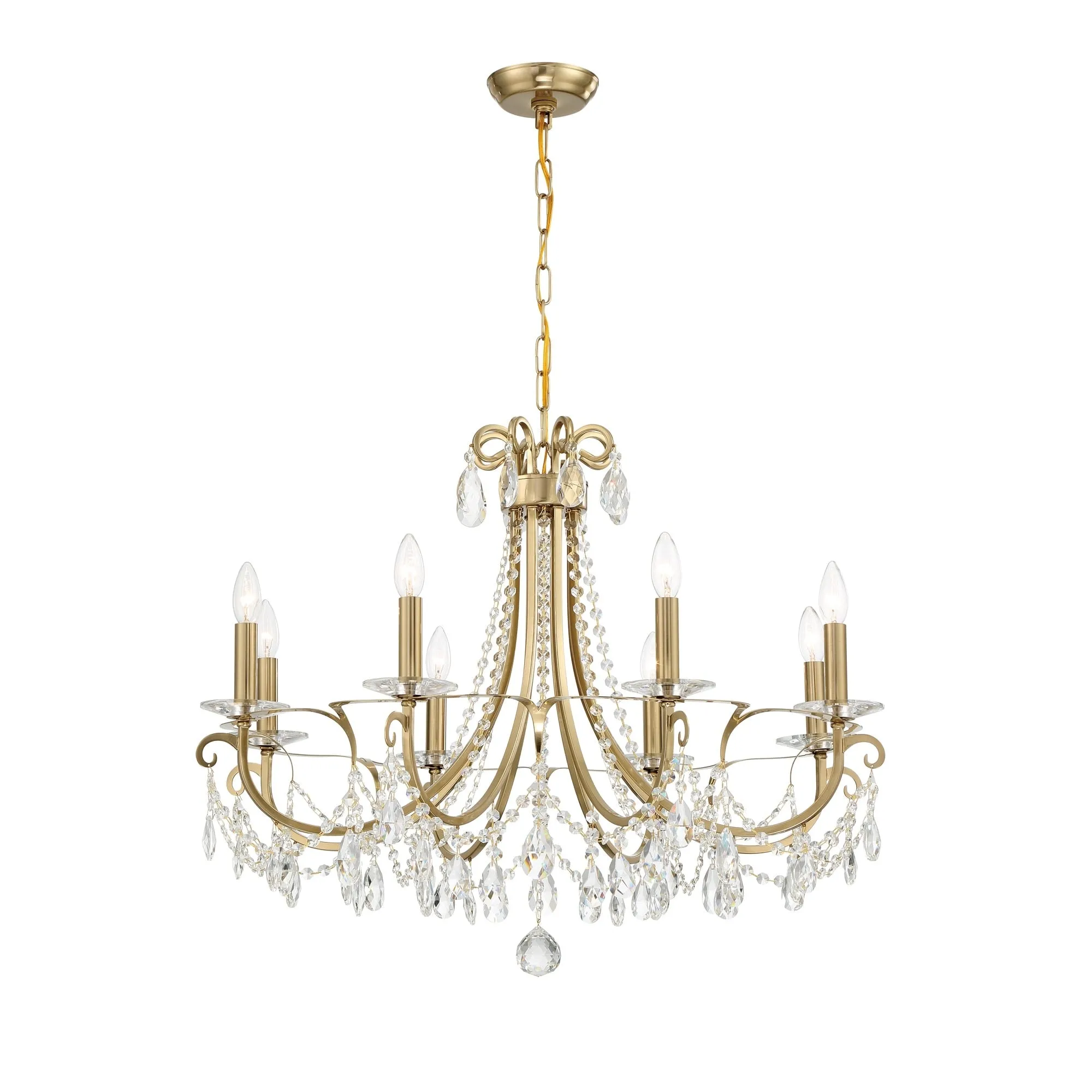 Crystorama Lighting Group Othello 8 Light 31 Wide Chandelier with