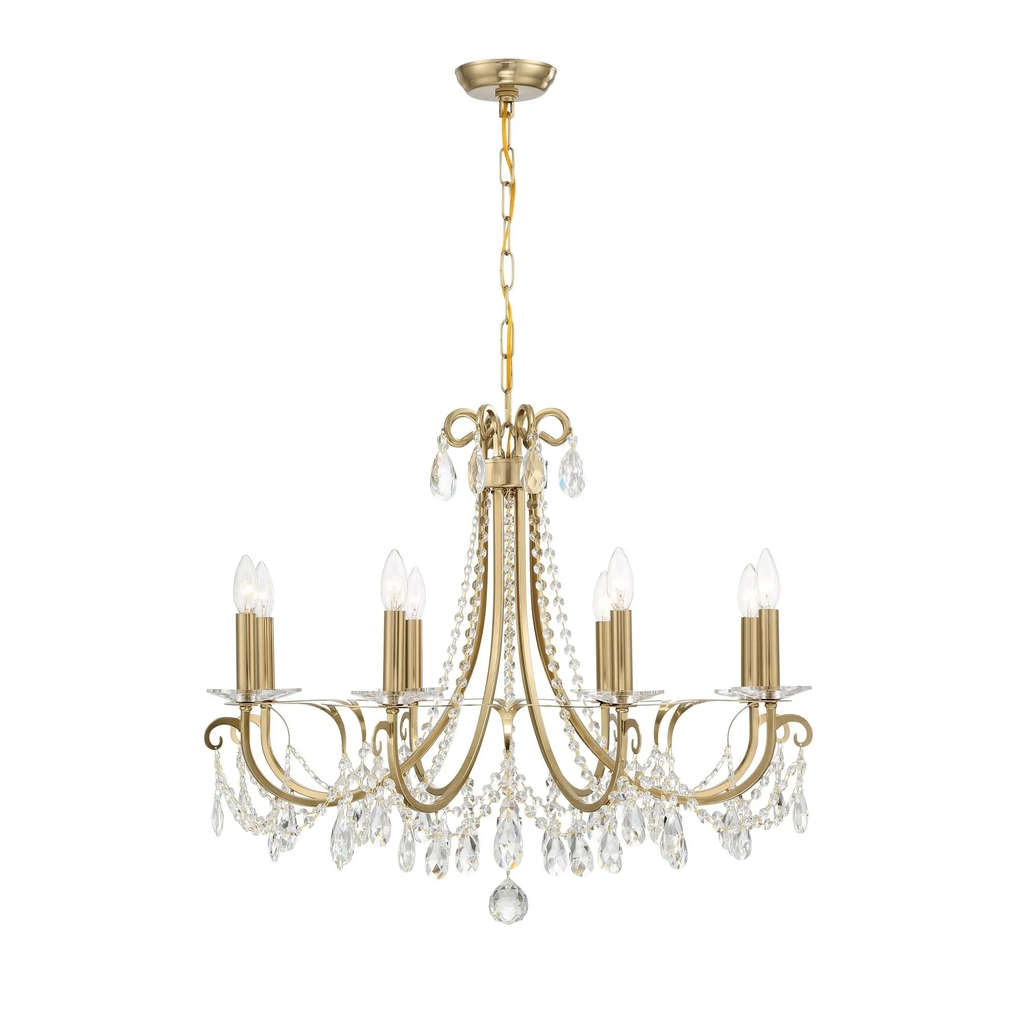 Crystorama Lighting Group Othello 8 Light 31 Wide Chandelier with