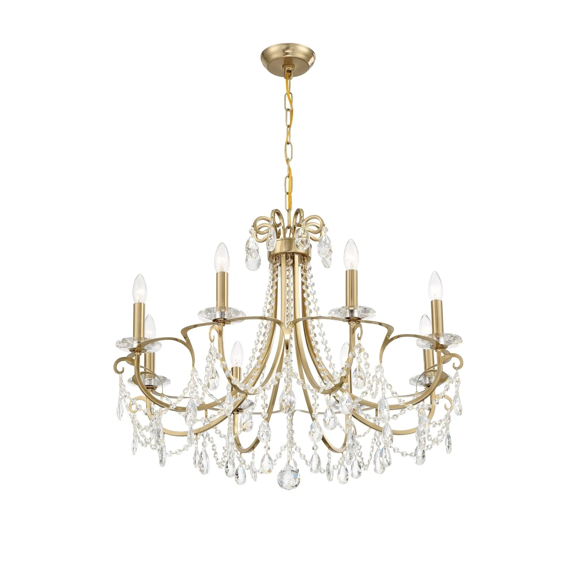 Crystorama Lighting Group Othello 8 Light 31 Wide Chandelier with