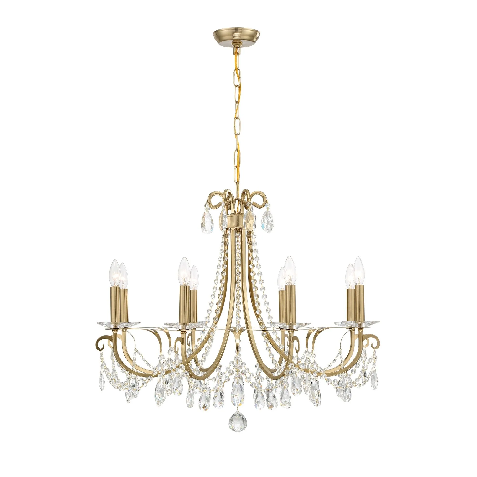Crystorama Lighting Group Othello 8 Light 31 Wide Chandelier with