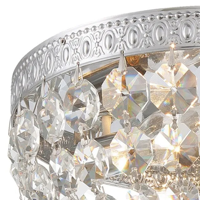 Crystorama Lighting Group Richmond 2 Light 8 Wide Flush Mount Ceiling