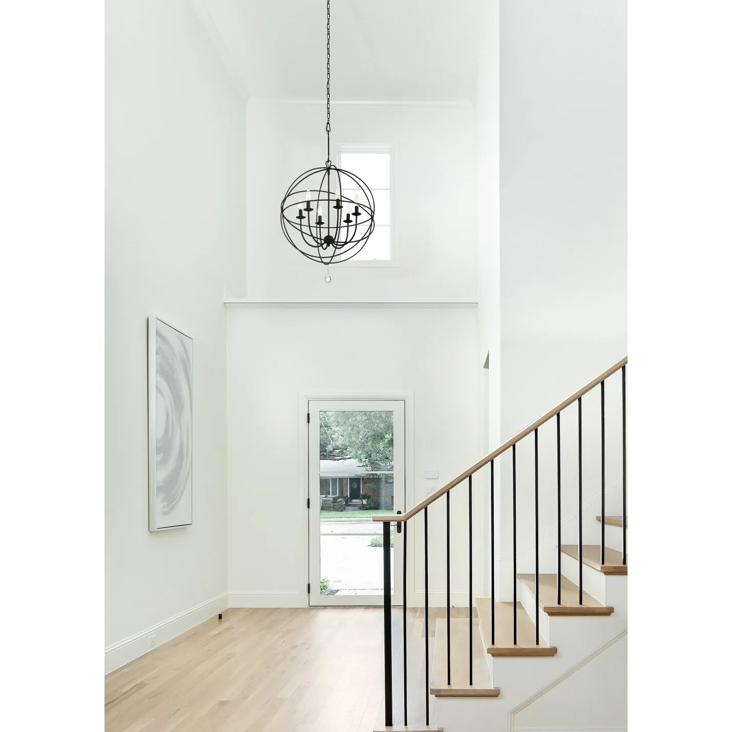 Crystorama Lighting Group Solaris 6 Light 28-1/2 Wide Cage Chandelier