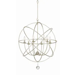 Crystorama Lighting Group Solaris 6 Light 28-1/2 Wide Cage Chandelier