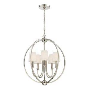 Crystorama Lighting Group Sylvan 5 Light 22-1/2 Wide Chandelier with