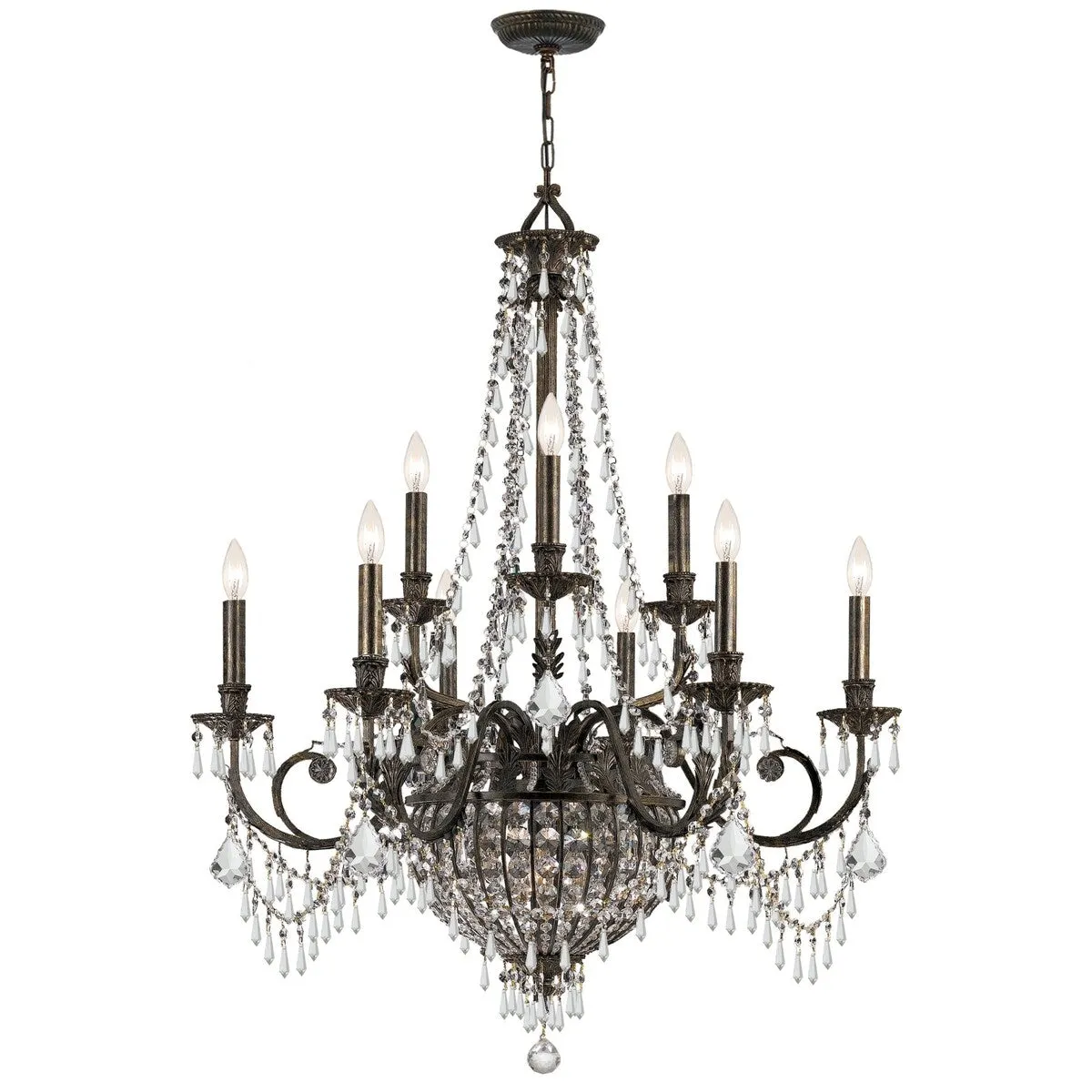 Crystorama Lighting Group Vanderbilt 12 Light 34 Wide Chandelier with