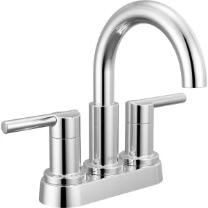 Delta 25749LF Nicoli 1.2 GPM Centerset Bathroom Faucet with Push