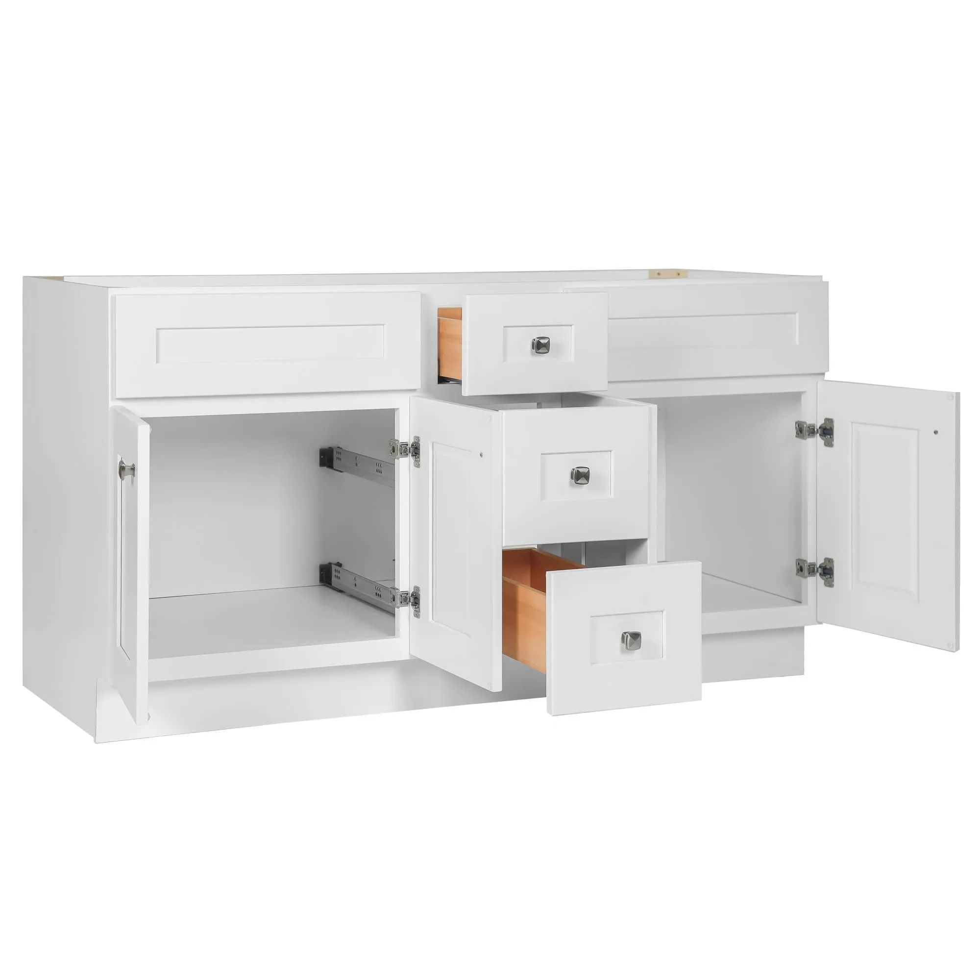 Design House 215012 Brookings 60 Double Free Standing Vanity Cabinet