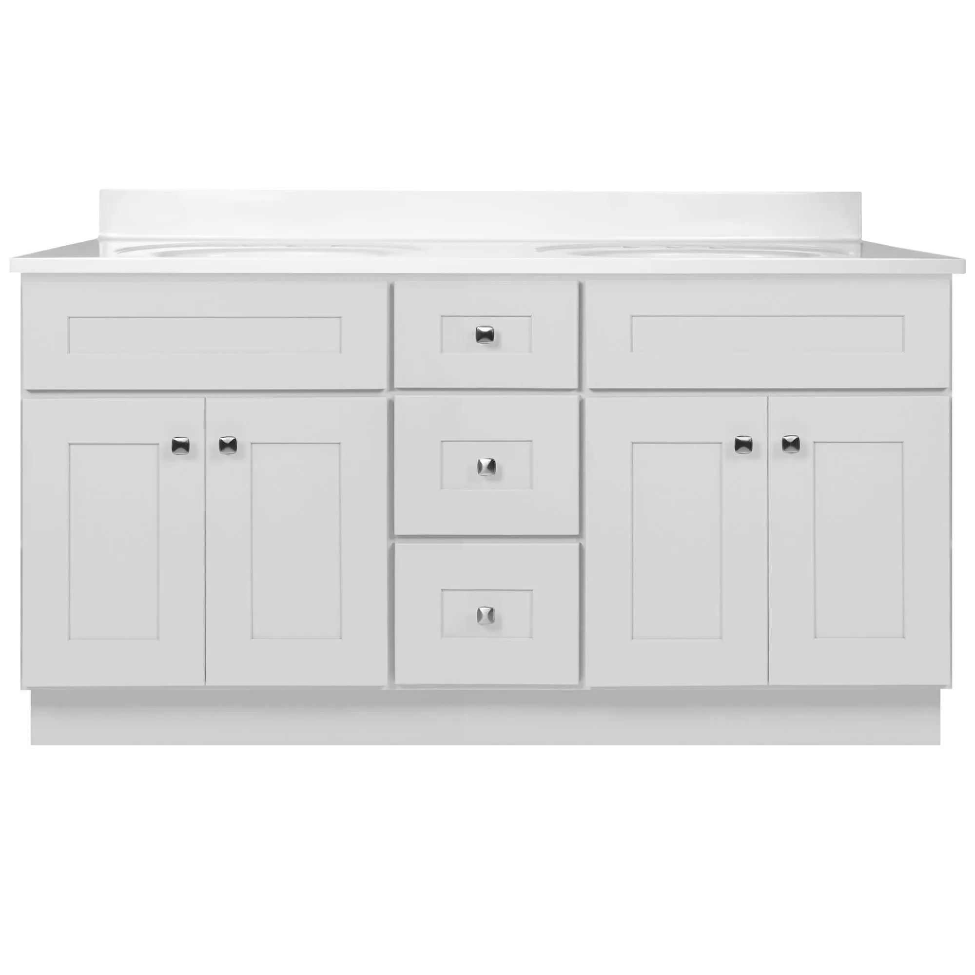 Design House 215228 Brookings 61 Free Standing Double Basin Vanity