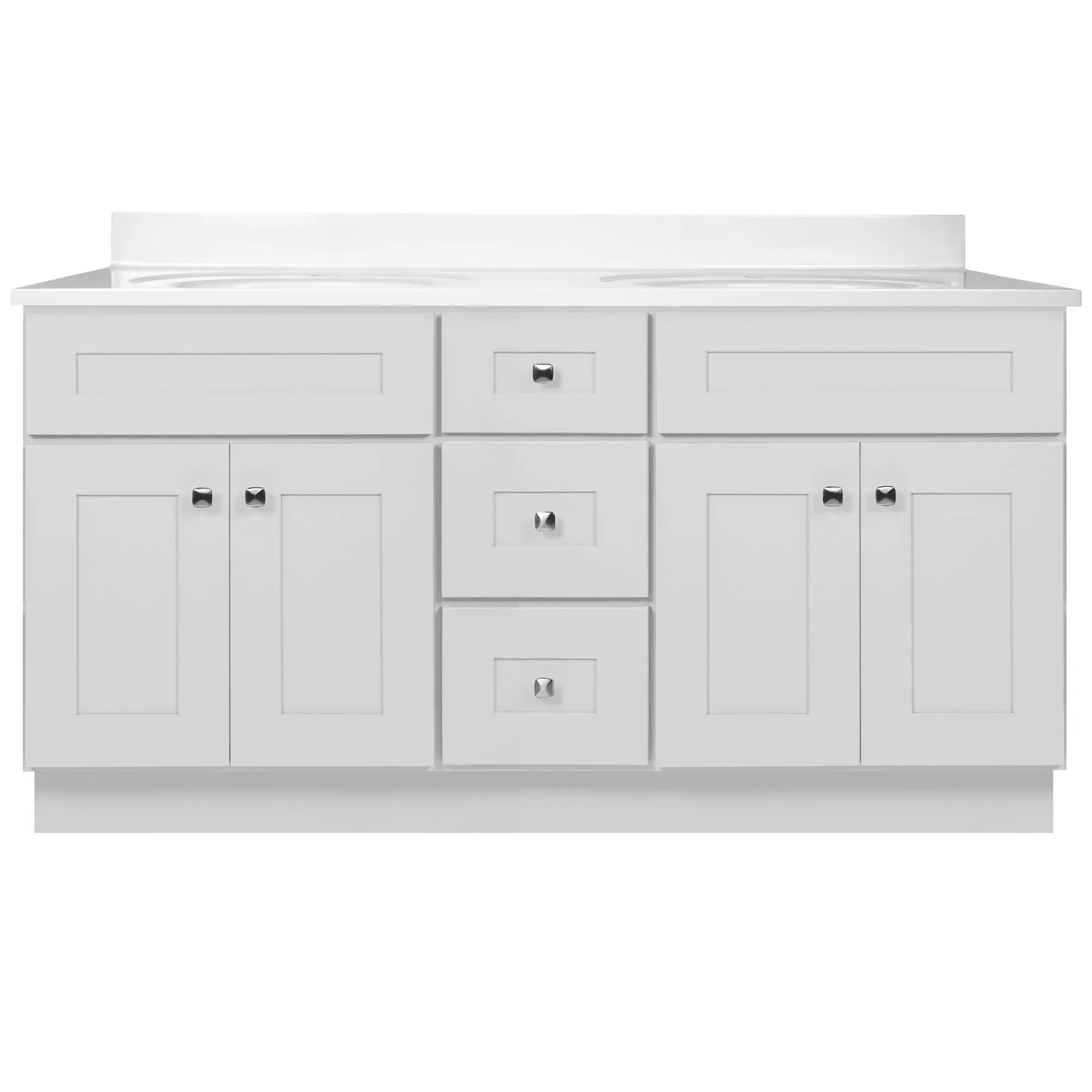 Design House 215251 Brookings 61 Free Standing Double Basin Vanity