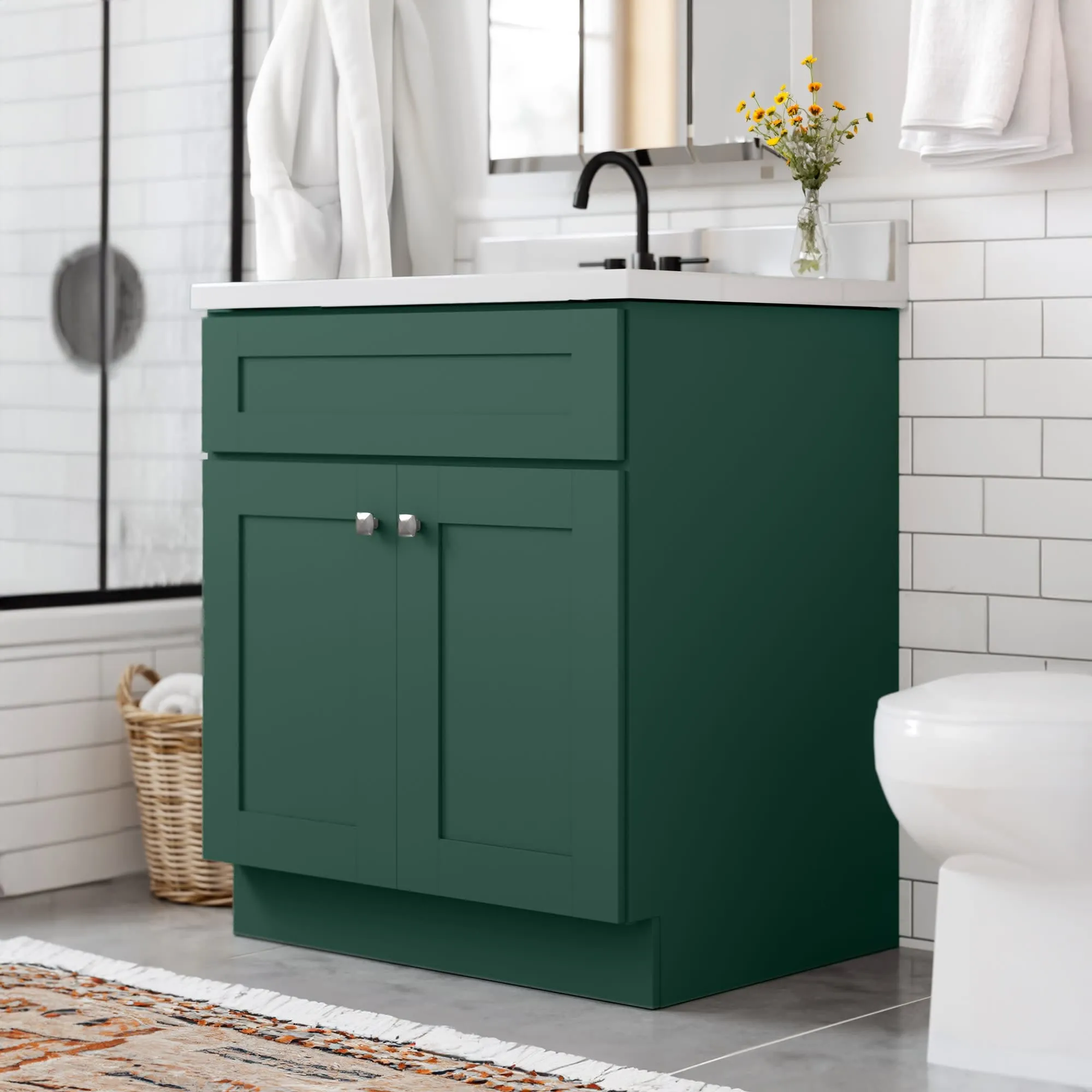 Design House 215434 Brookings 30 Single Free Standing Vanity Cabinet