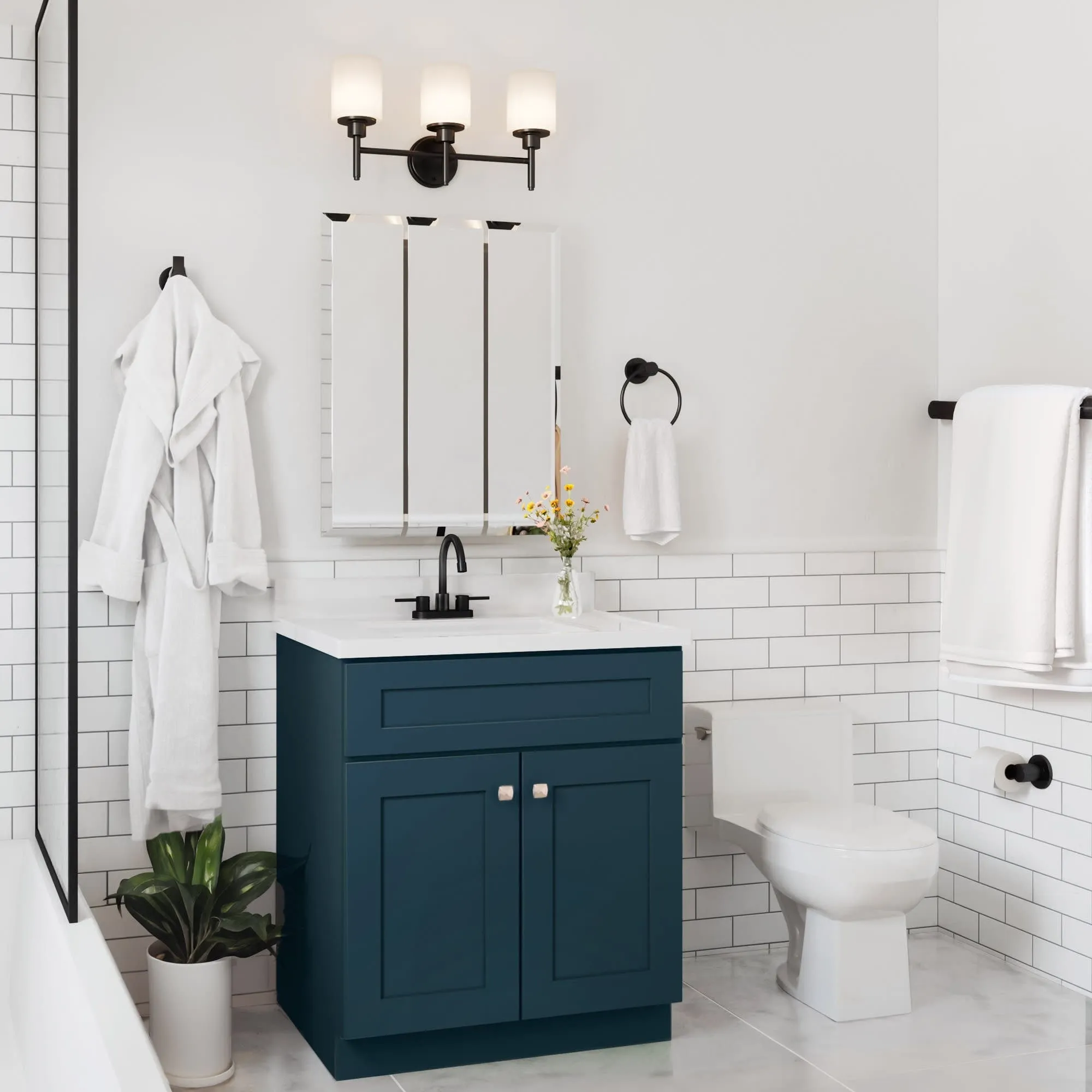 Design House 215442 Brookings 30 Single Free Standing Vanity Cabinet