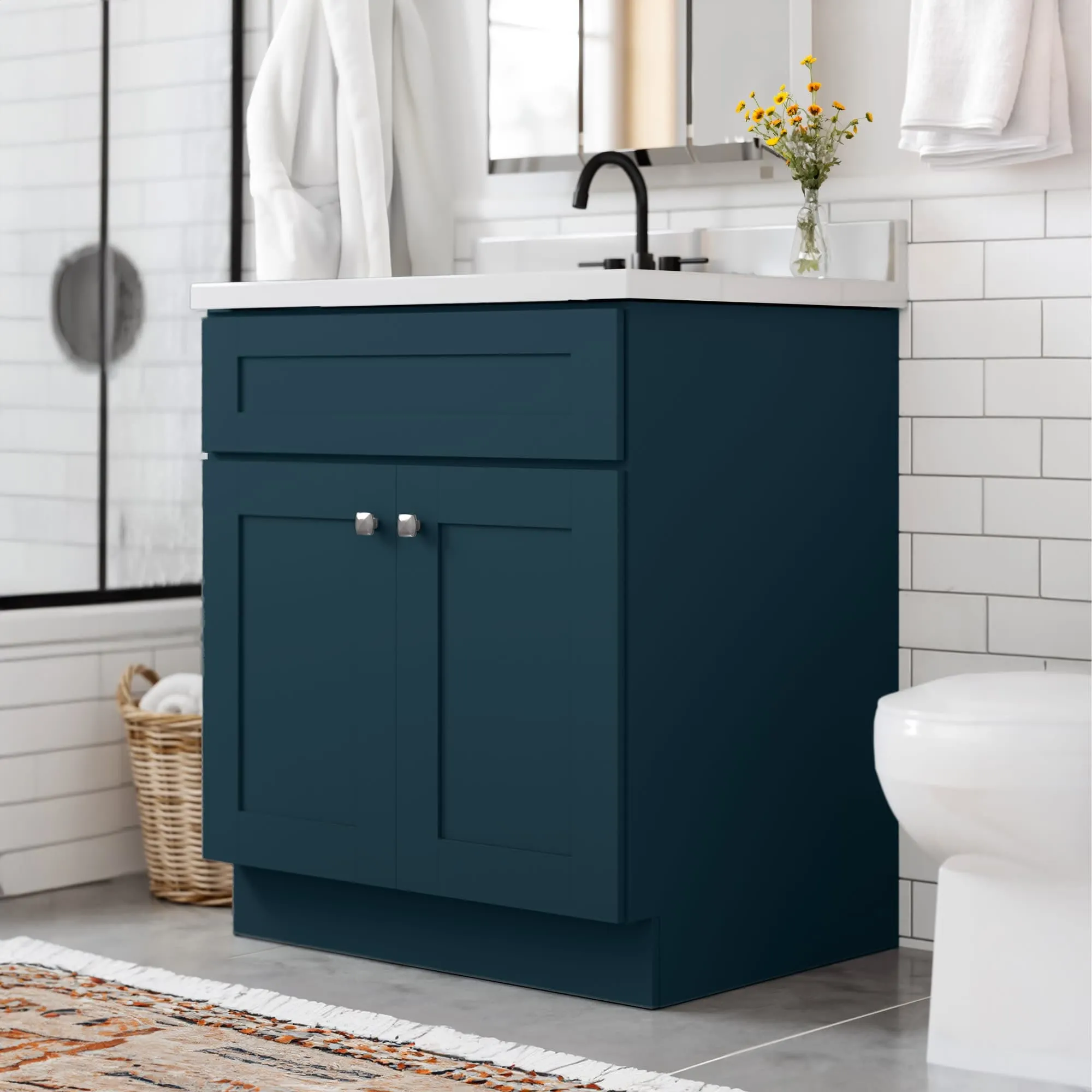 Design House 215442 Brookings 30 Single Free Standing Vanity Cabinet