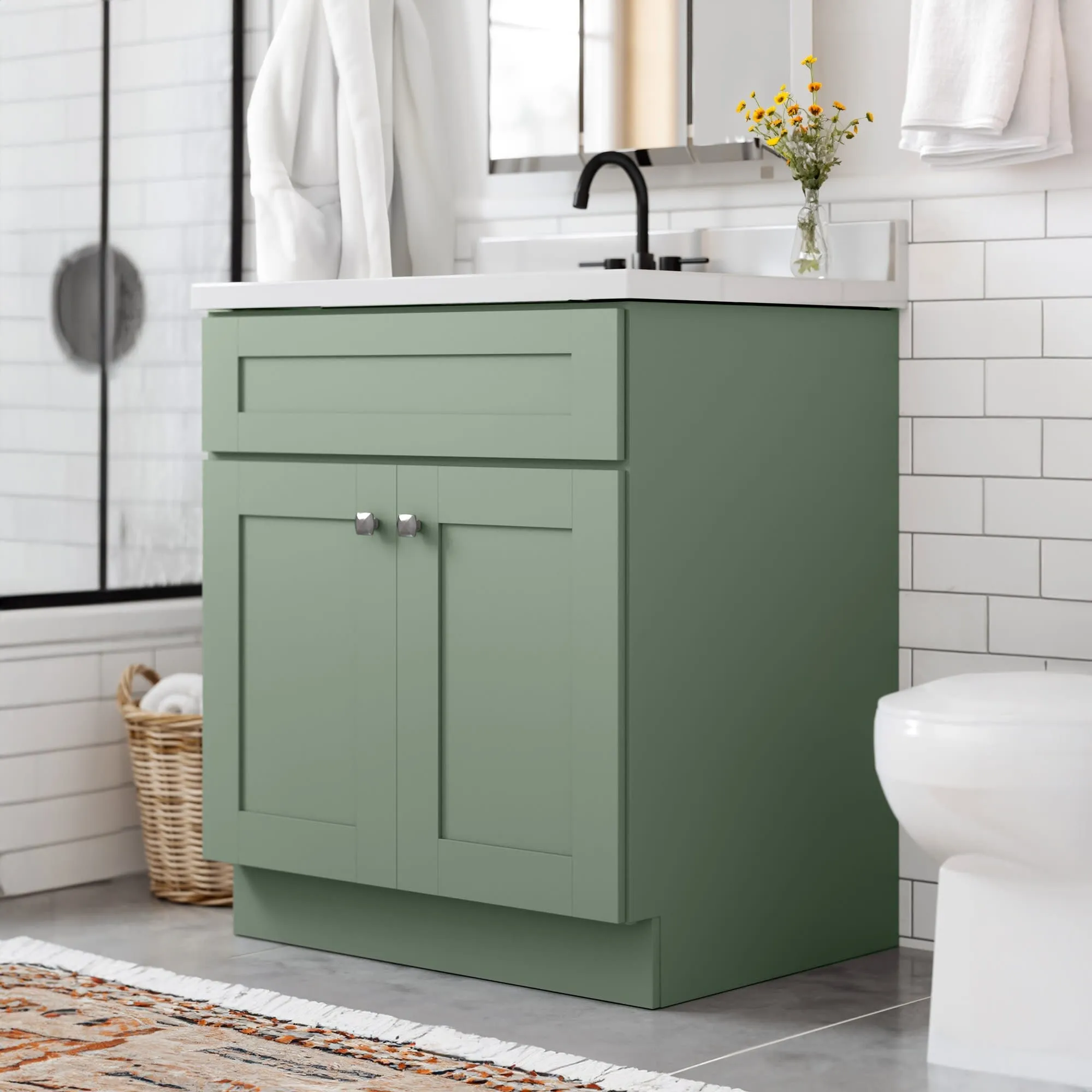 Design House 215459 Brookings 30 Single Free Standing Vanity Cabinet
