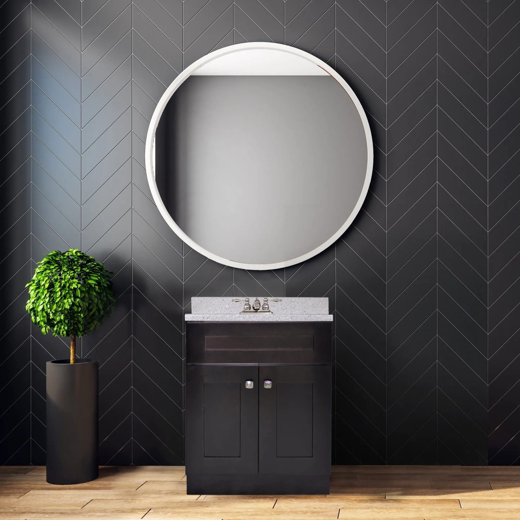 Design House 215467 Brookings 24 Single Free Standing Vanity Cabinet