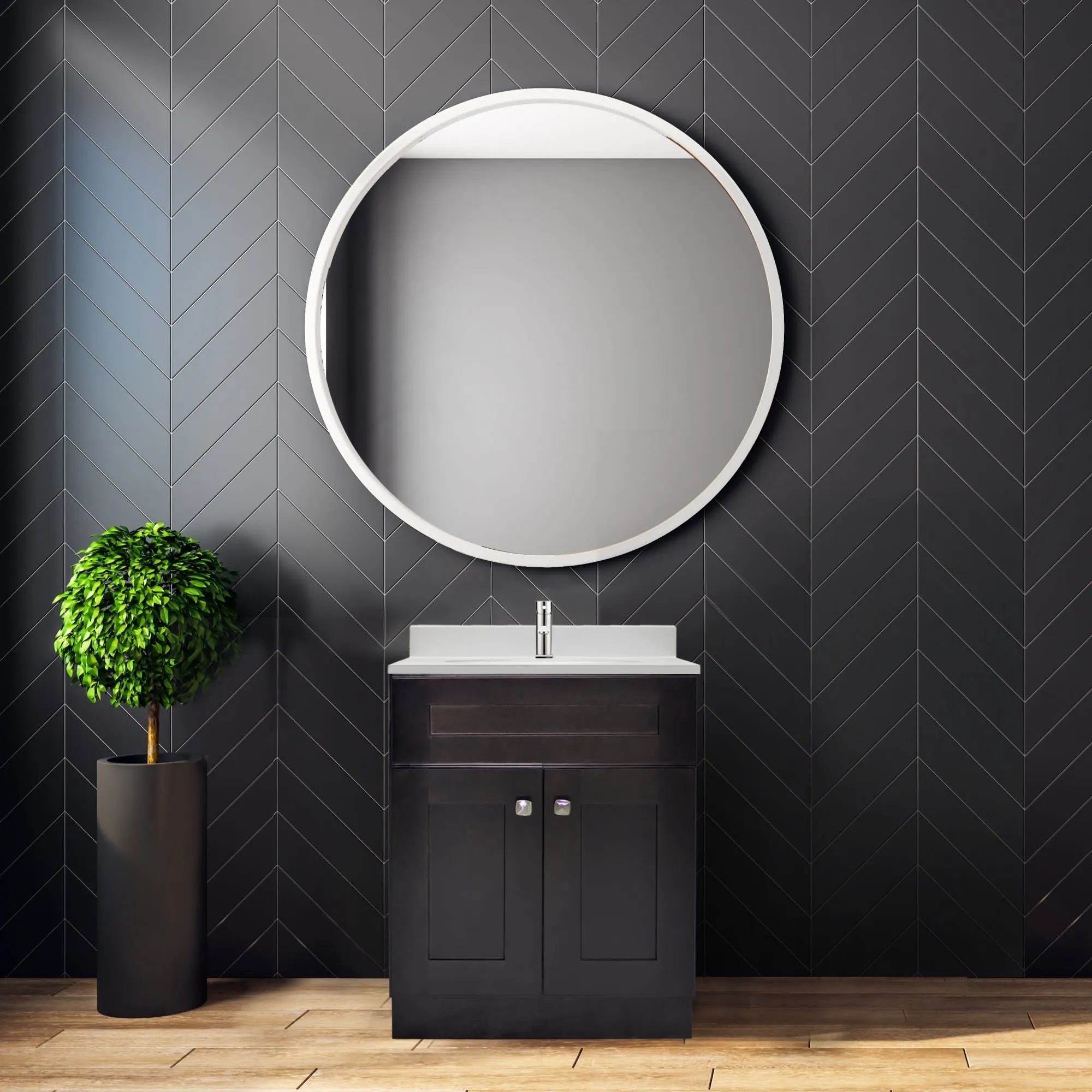Design House 215491 Brookings 25 Free Standing Single Basin Vanity