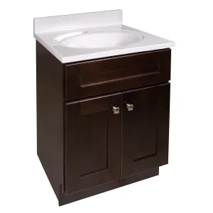 Design House 215491 Brookings 25 Free Standing Single Basin Vanity