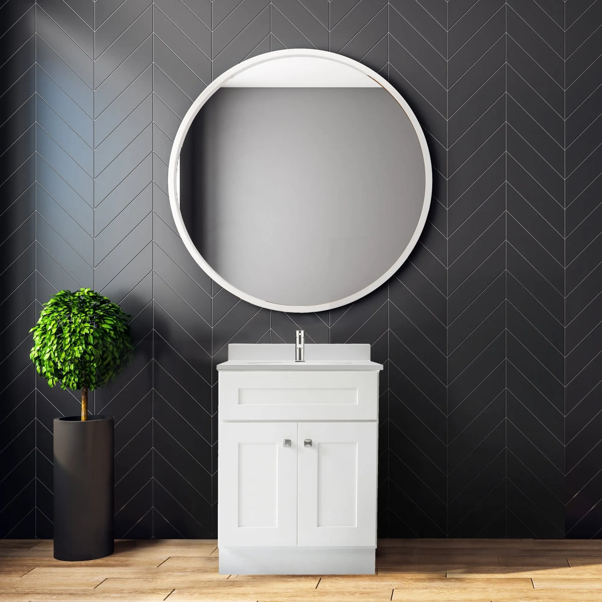 Design House 215640 Brookings 25 Free Standing Single Basin Vanity