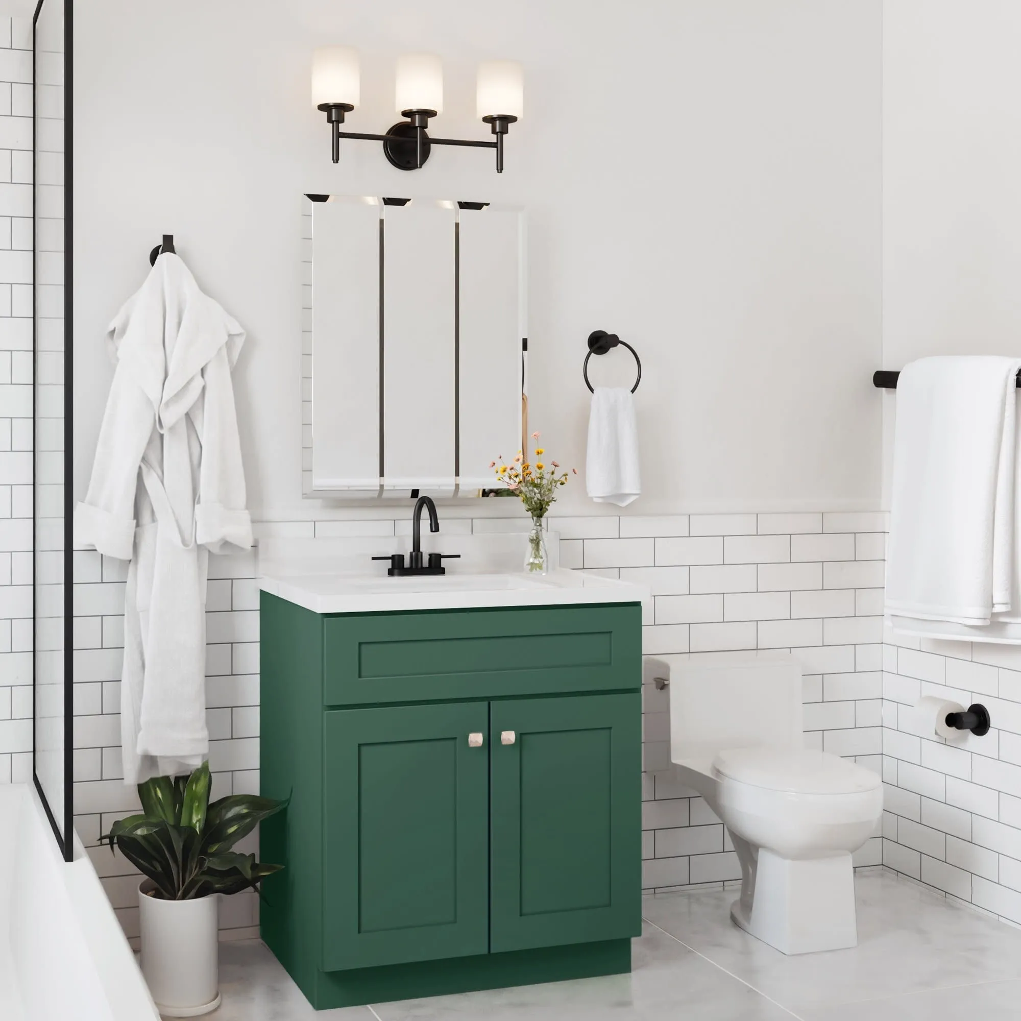 Design House 215681 Brookings 30 Single Free Standing Vanity Cabinet