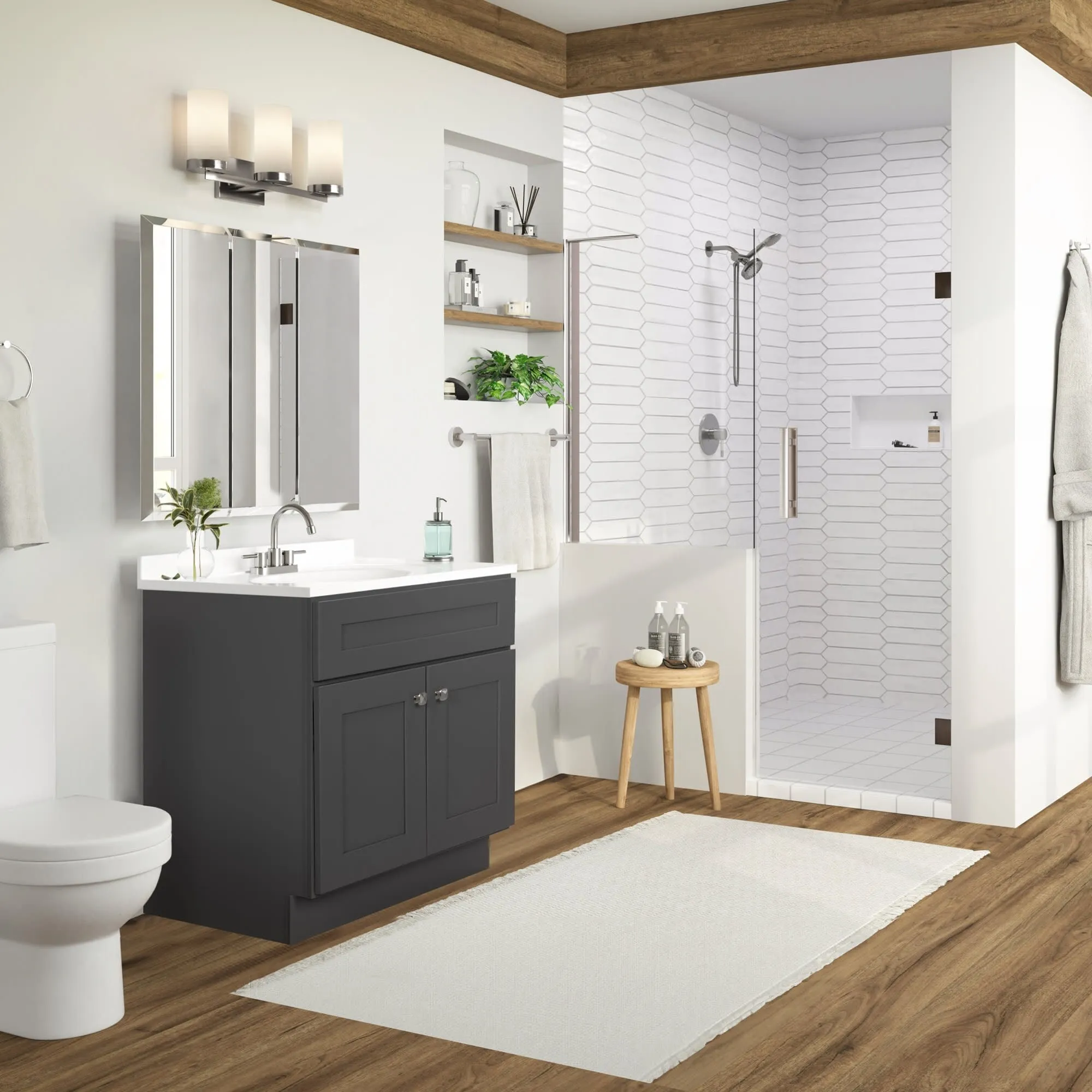 Design House 216002 Brookings 30 Single Free Standing Vanity Cabinet