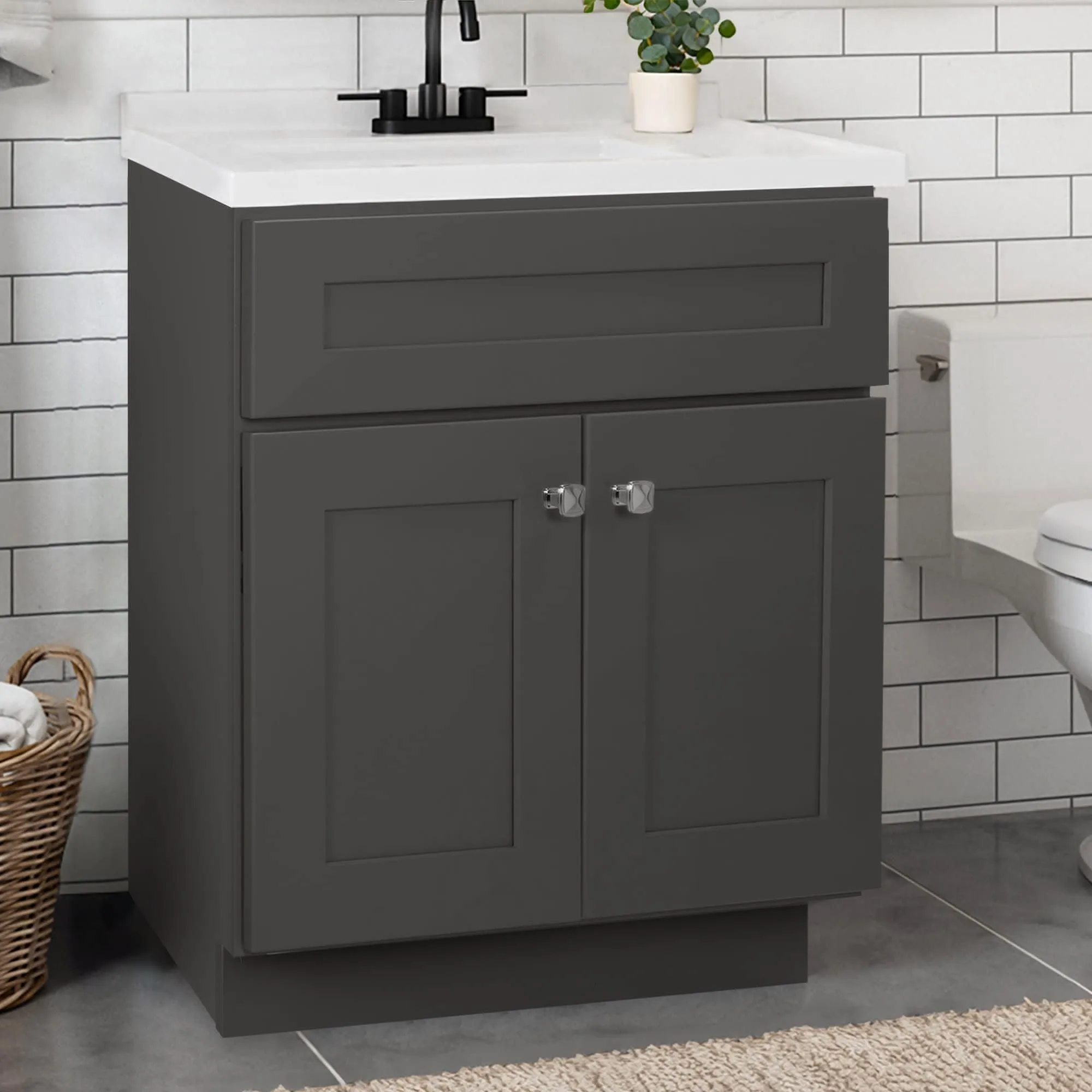Design House 216002 Brookings 30 Single Free Standing Vanity Cabinet