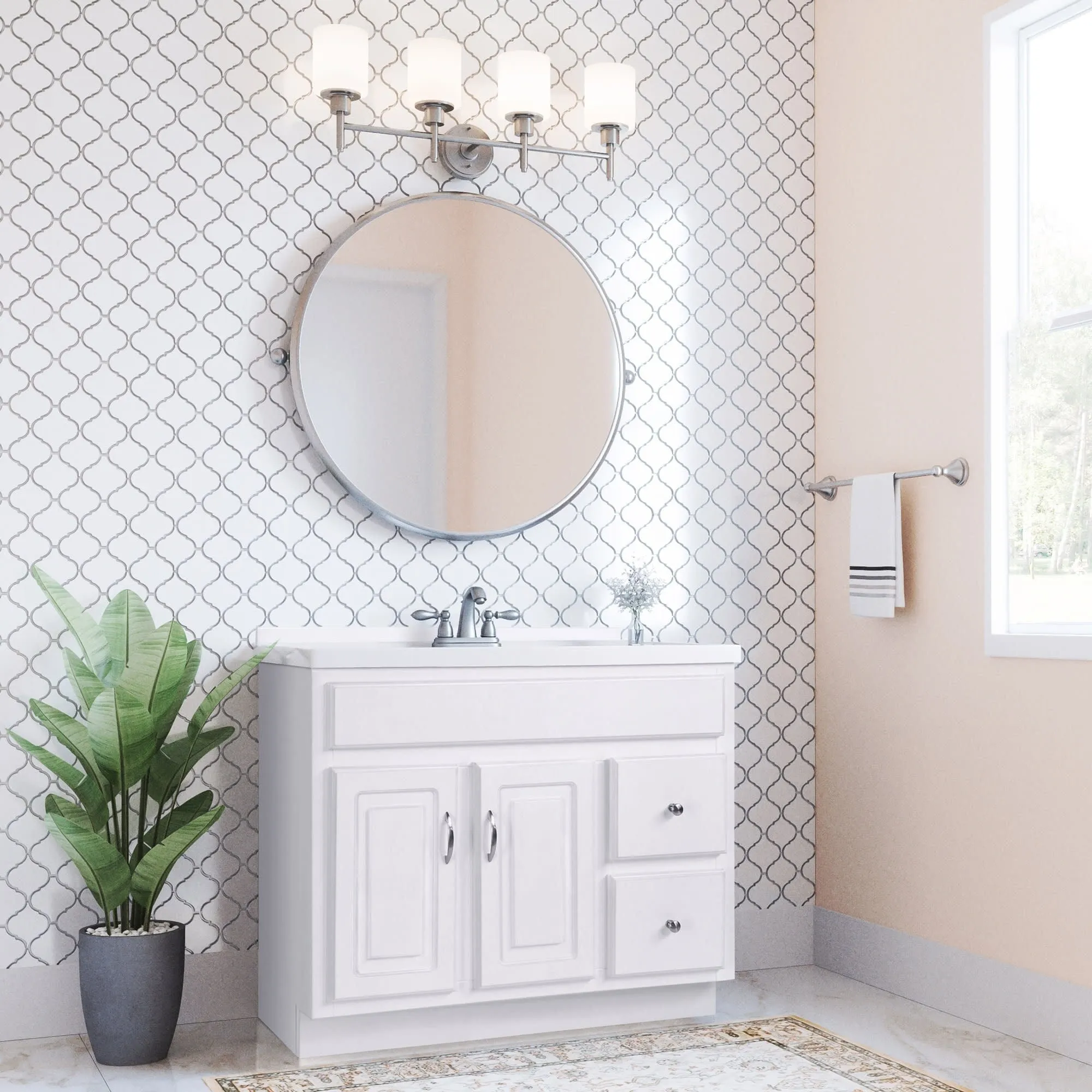 Design House 216309 Concord 37 Free Standing Single Basin Vanity Set