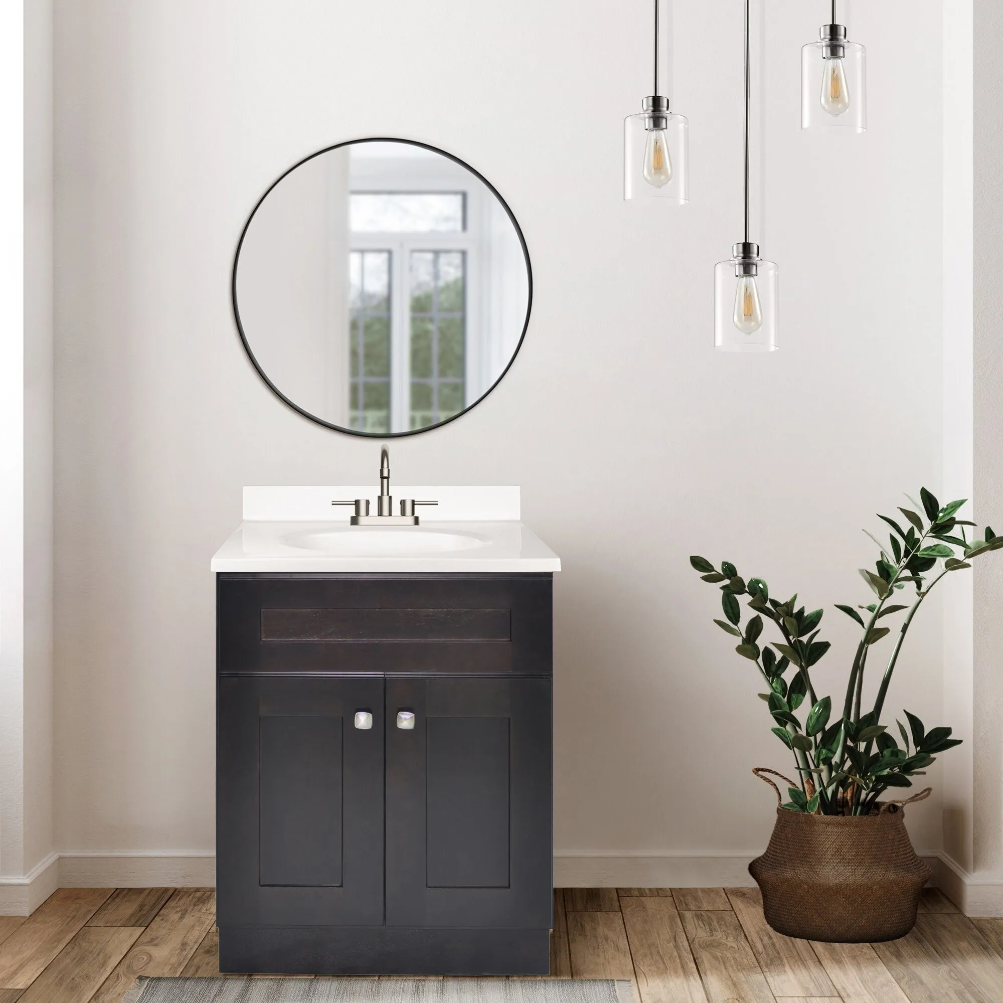 Design House 231118 Brookings 25 Free Standing Single Basin Vanity