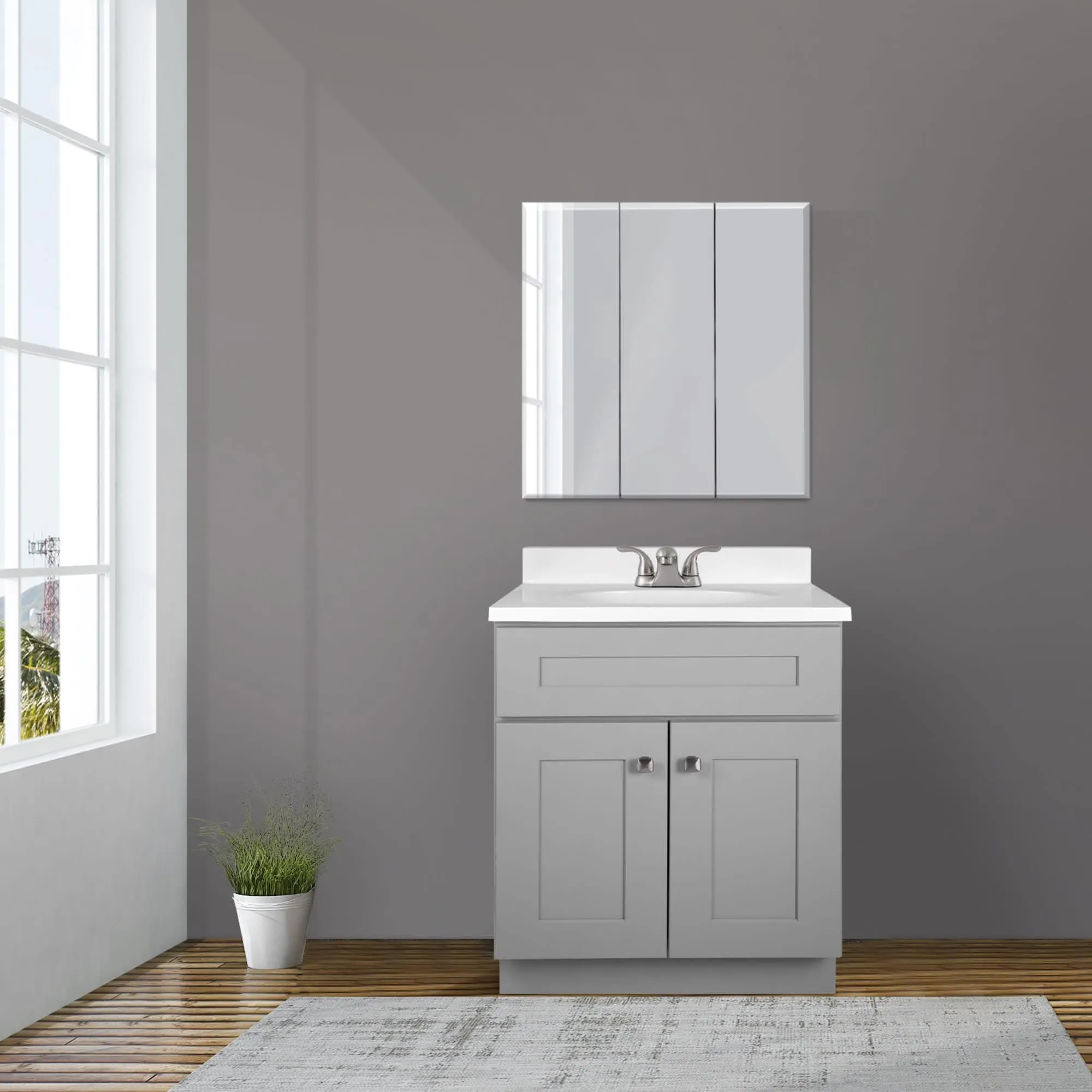 Design House 597526 Brookings 25 Free Standing Single Basin Vanity