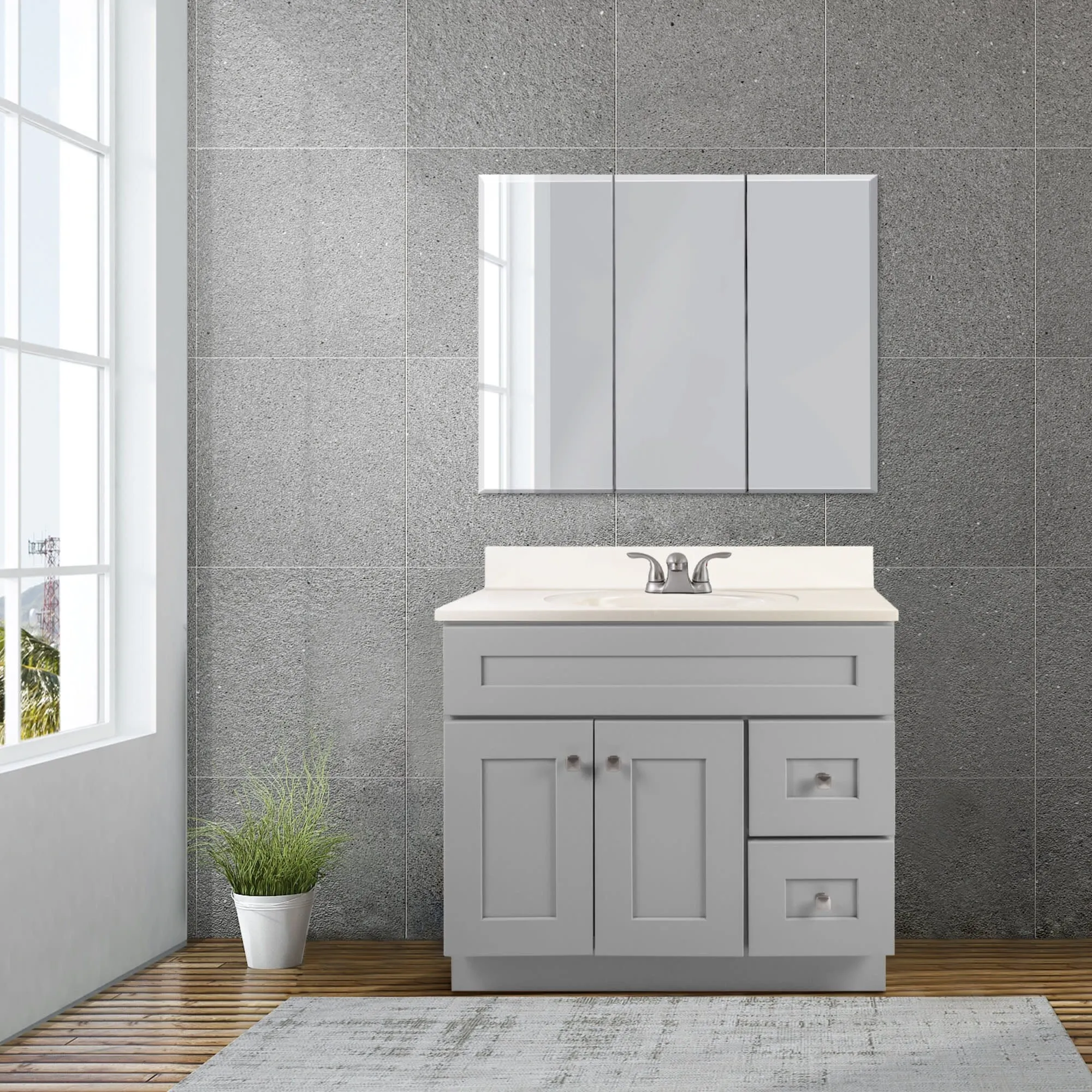 Design House 597815 Brookings 37 Free Standing Single Basin Vanity