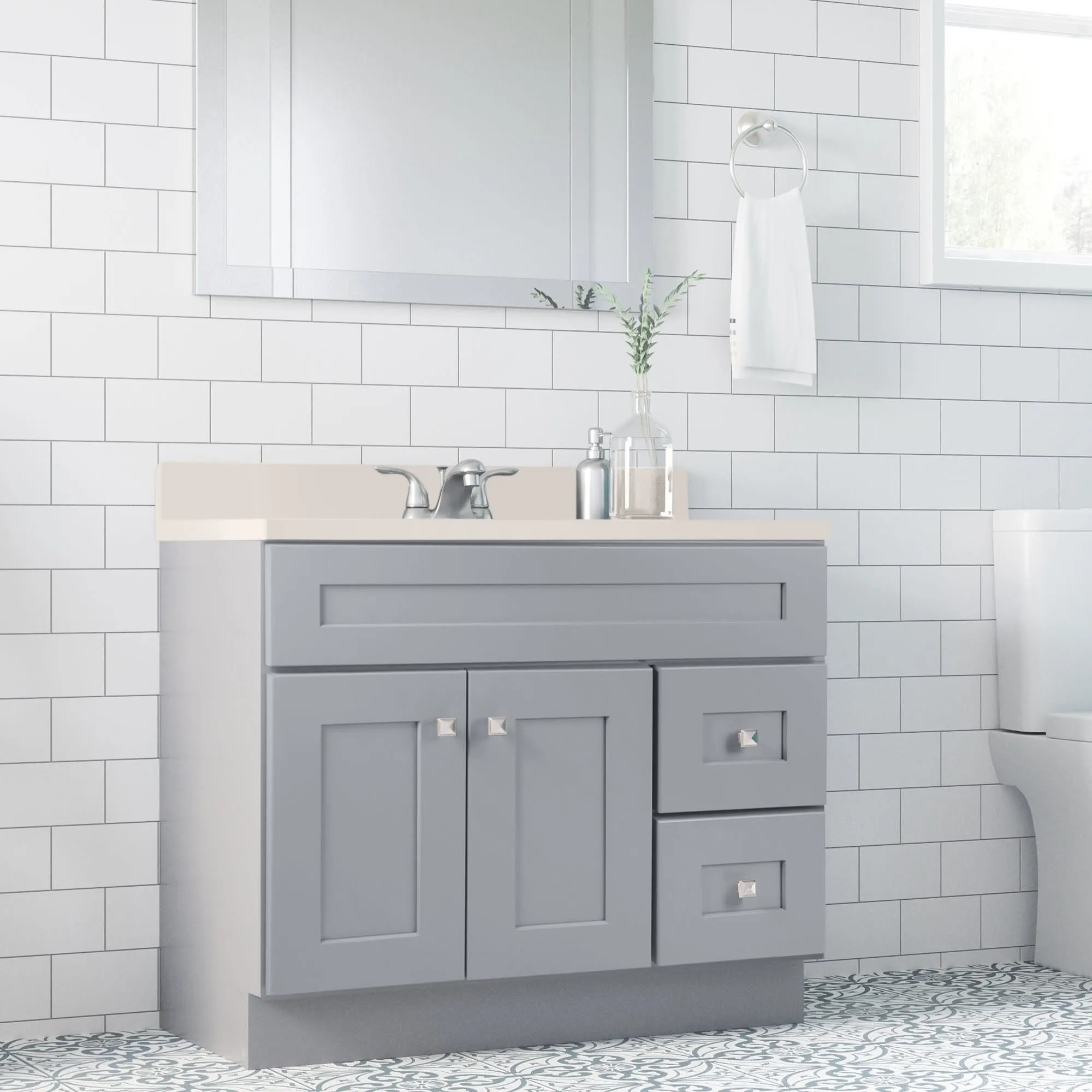 Design House 597815 Brookings 37 Free Standing Single Basin Vanity