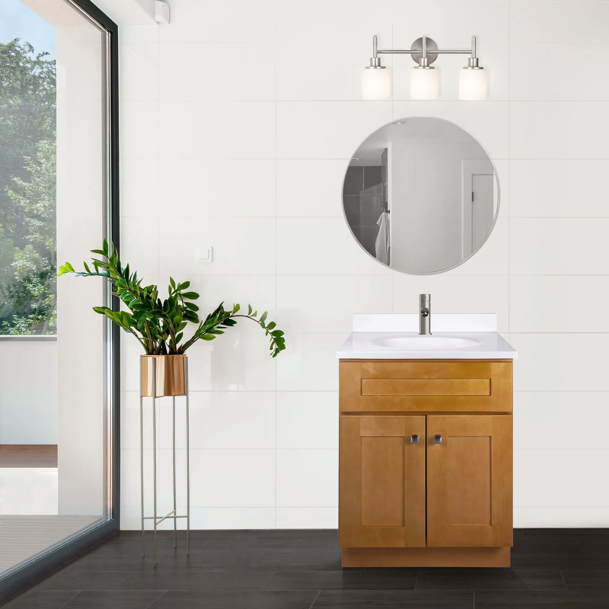 Design House 597872 Brookings 25 Free Standing Single Basin Vanity