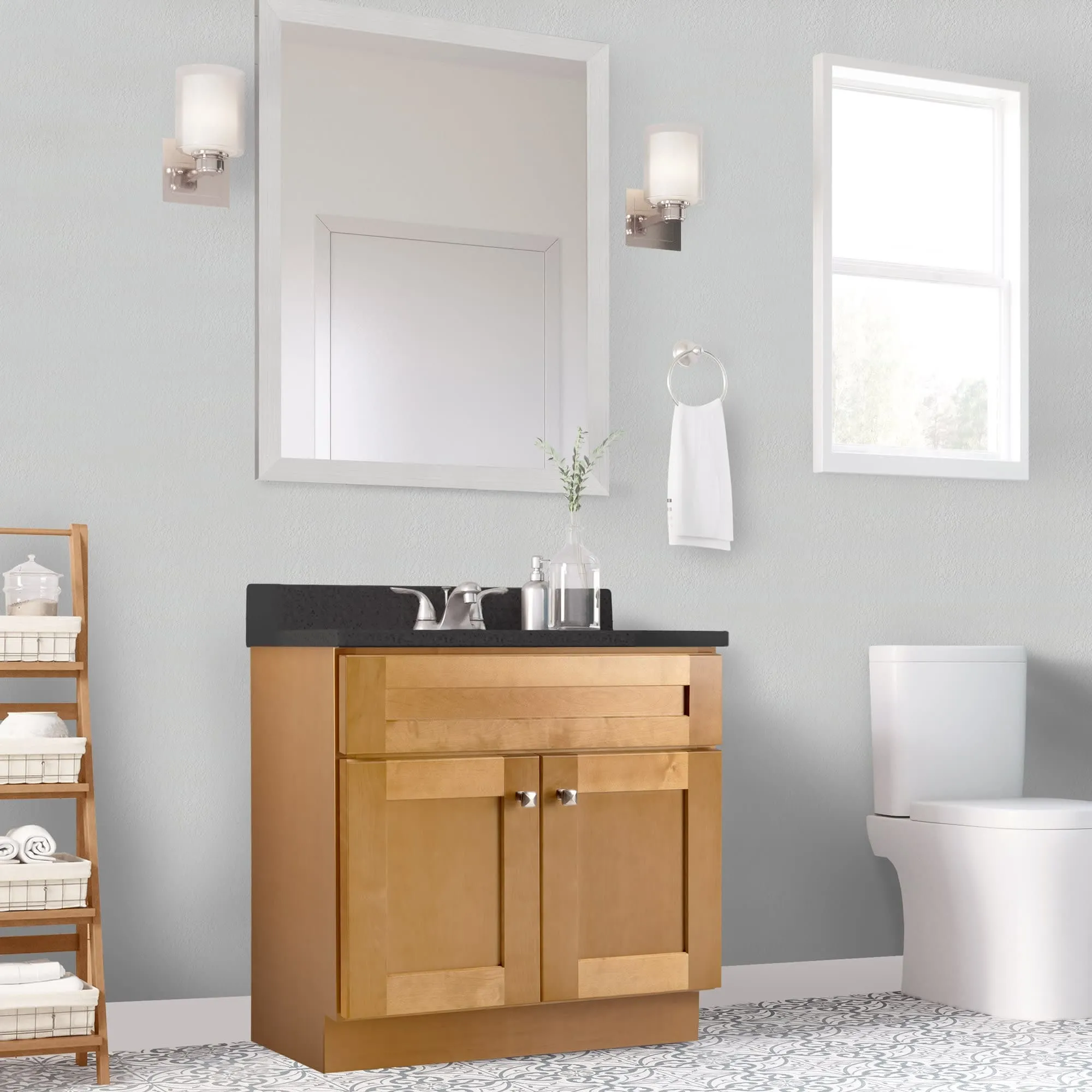 Design House Brookings 22 Single Free Standing Wood Vanity Cabinet
