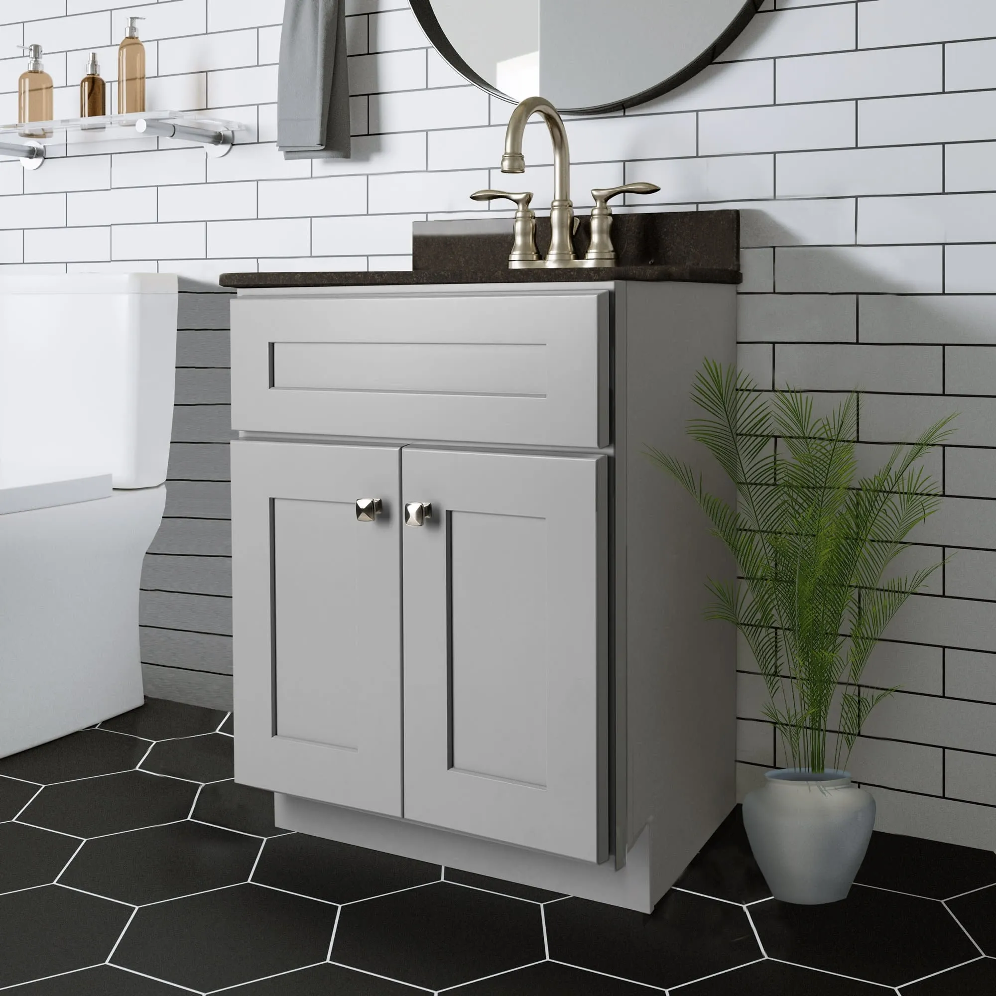 Design House Brookings 22 Single Free Standing Wood Vanity Cabinet