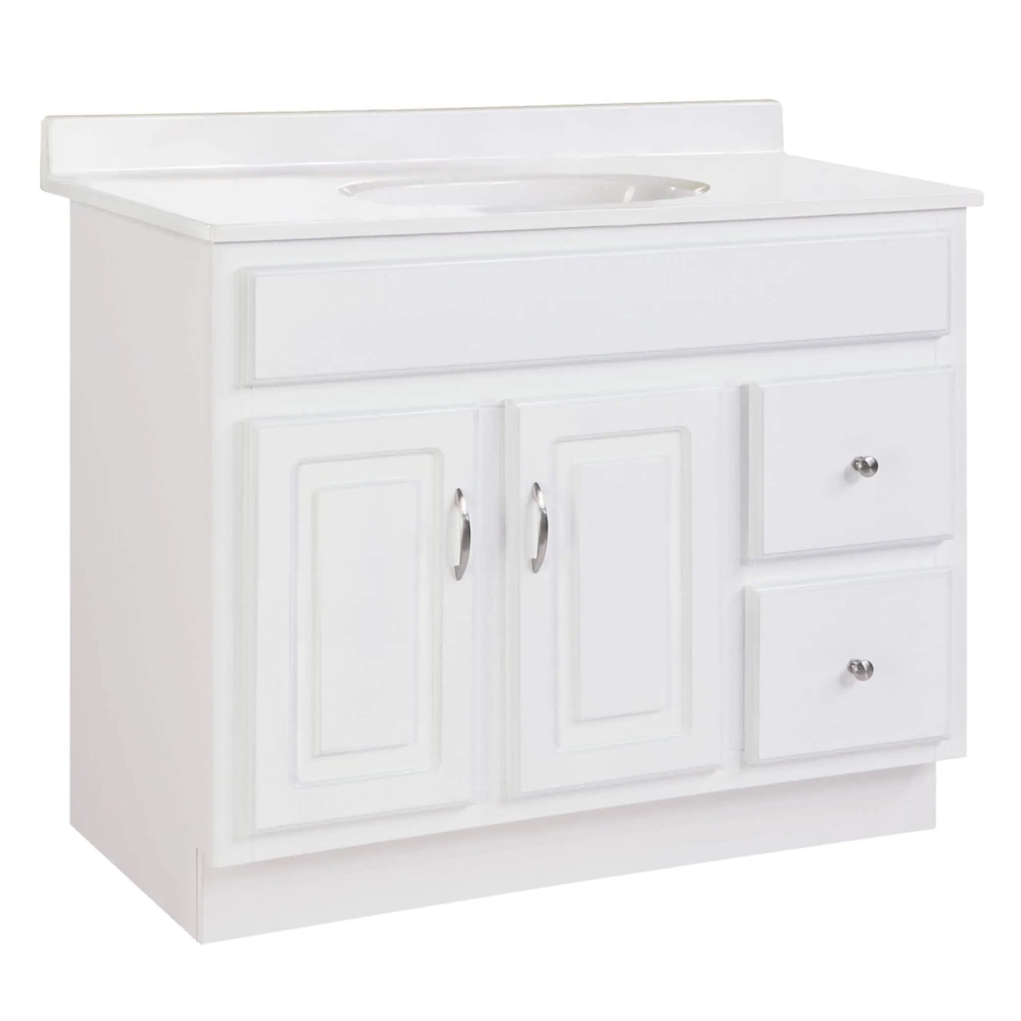 Design House Concord 36 Single Free Standing Wood Vanity Cabinet Only