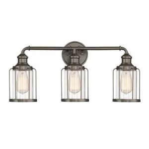 Designers Fountain Anson 3 Light 24 Wide Bathroom Vanity Light with