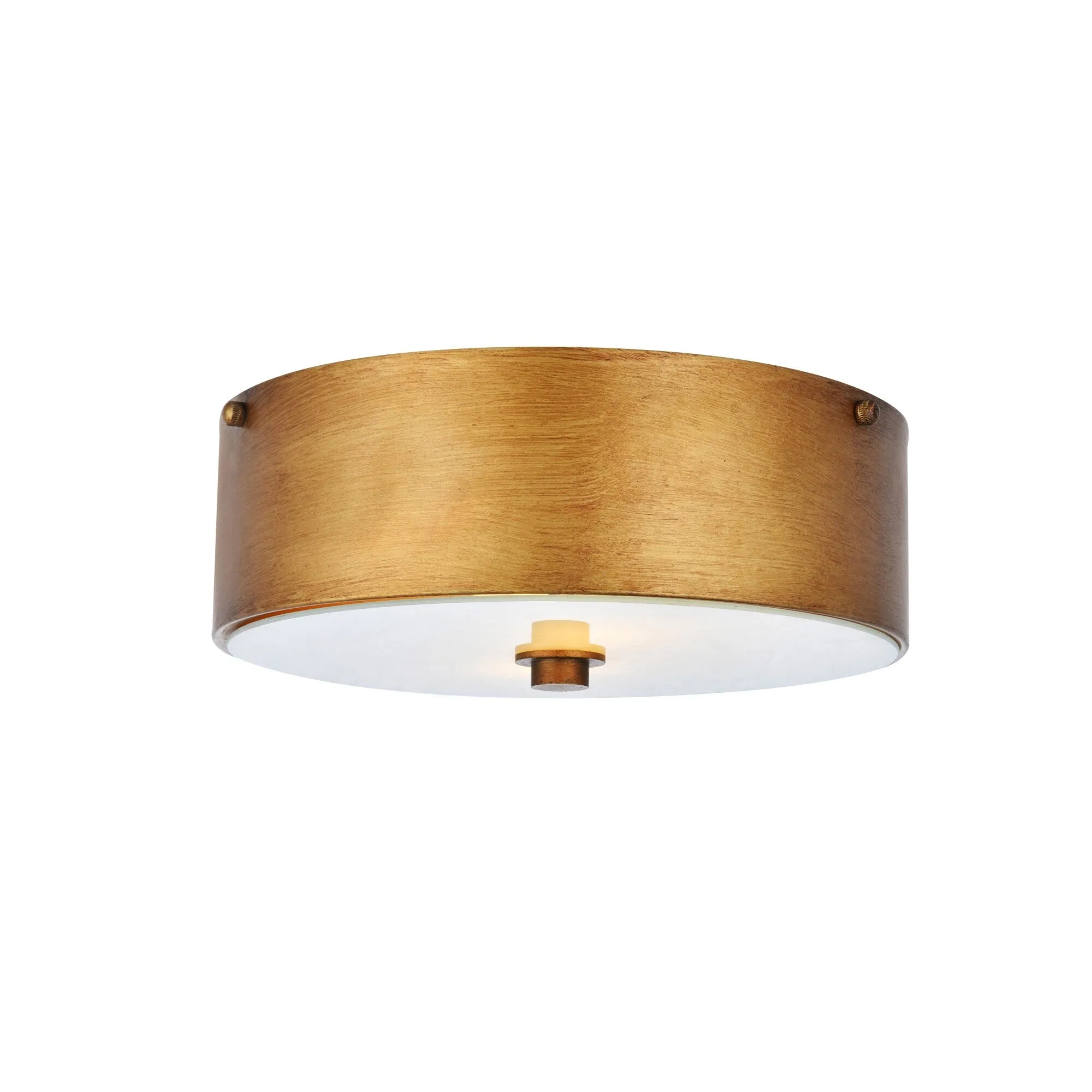 Elegant Lighting LD6022 Hazen 2 Light 12 Wide Flush Mount Drum
