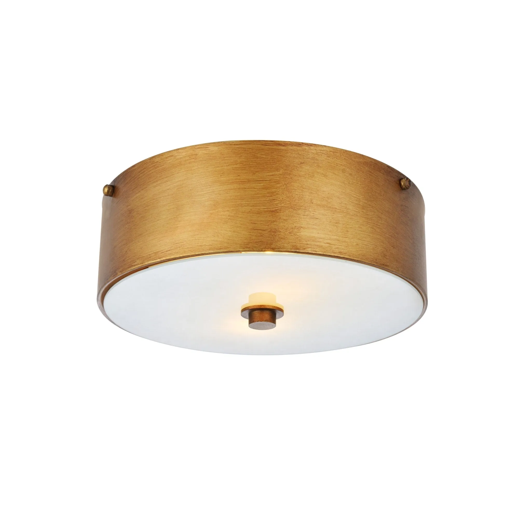 Elegant Lighting LD6022 Hazen 2 Light 12 Wide Flush Mount Drum