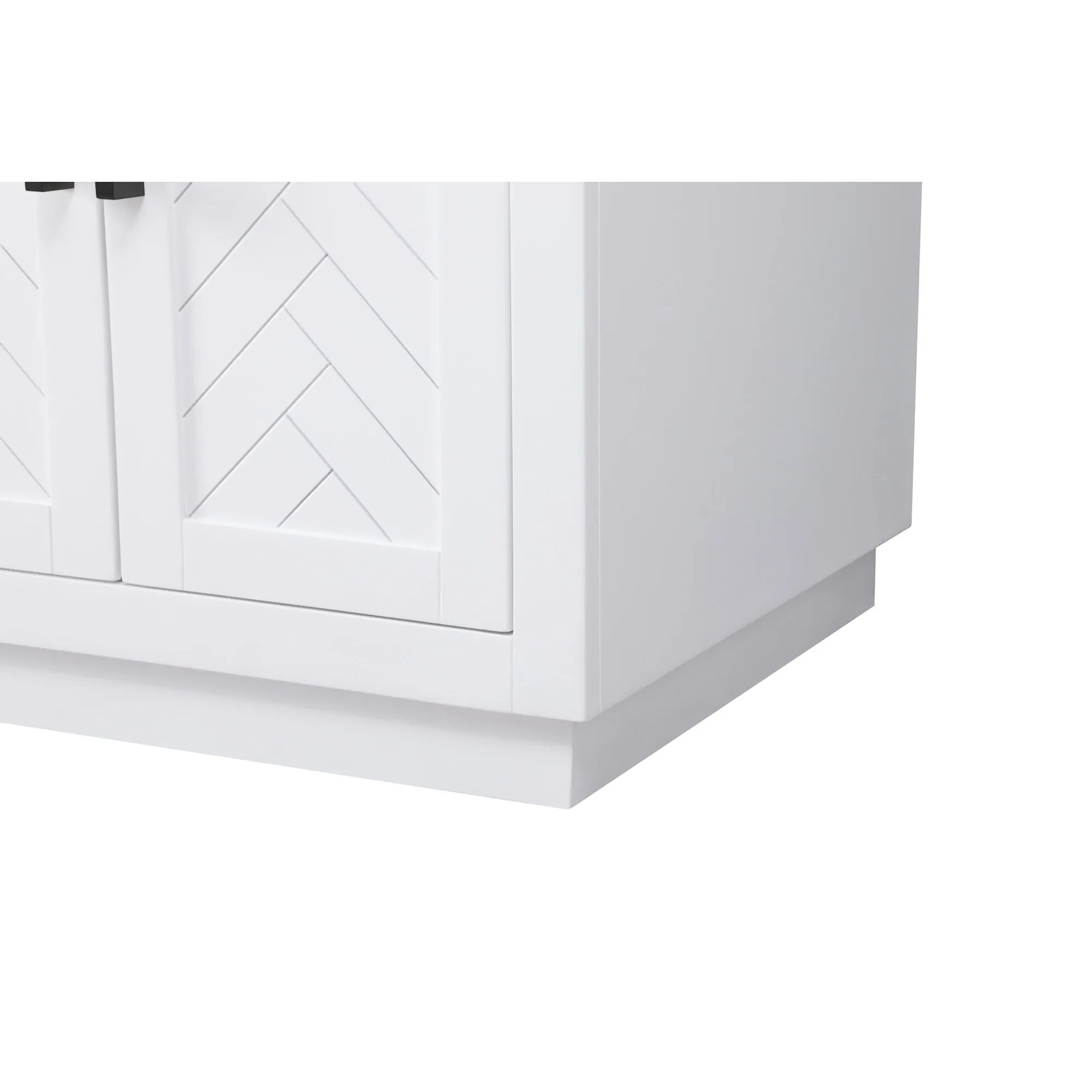 Elegant Lighting VF29060D Chase 60 Free Standing Double Basin Vanity