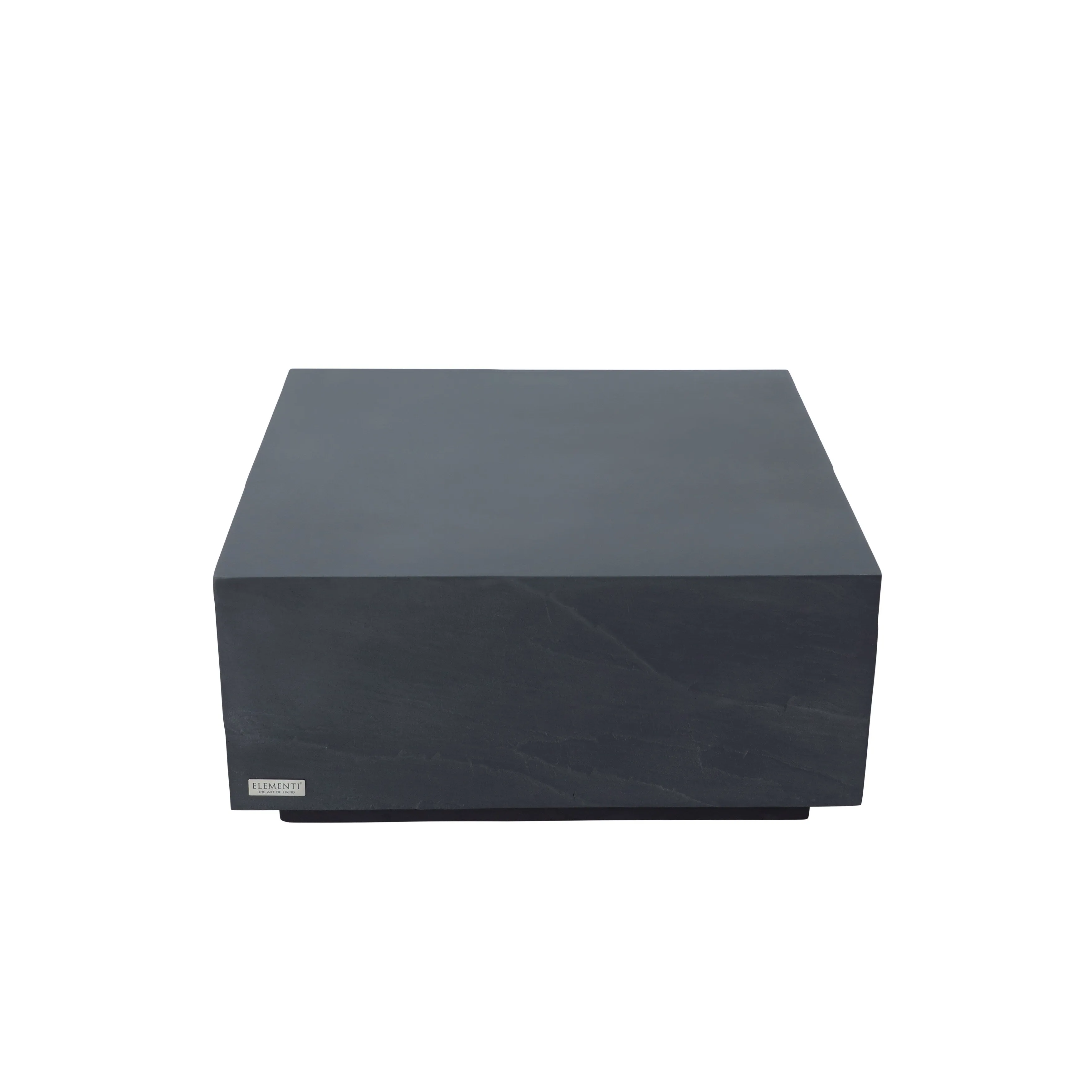 Elementi Home Colorado 34 Square Concrete Coffee Table - 33.9 X 33.9 X 16
