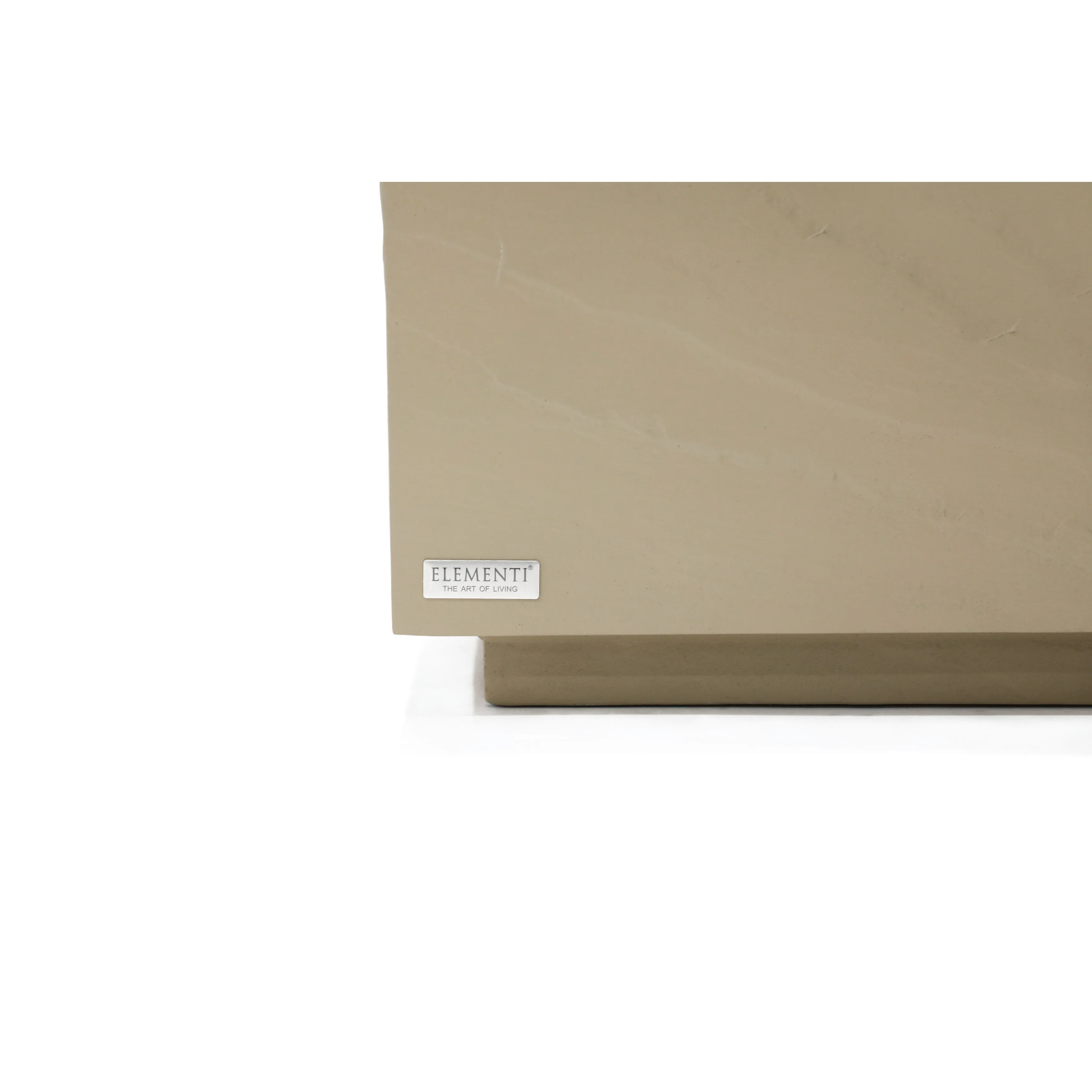 Elementi Home Colorado 34 Square Concrete Coffee Table - 33.9 X 33.9 X 16