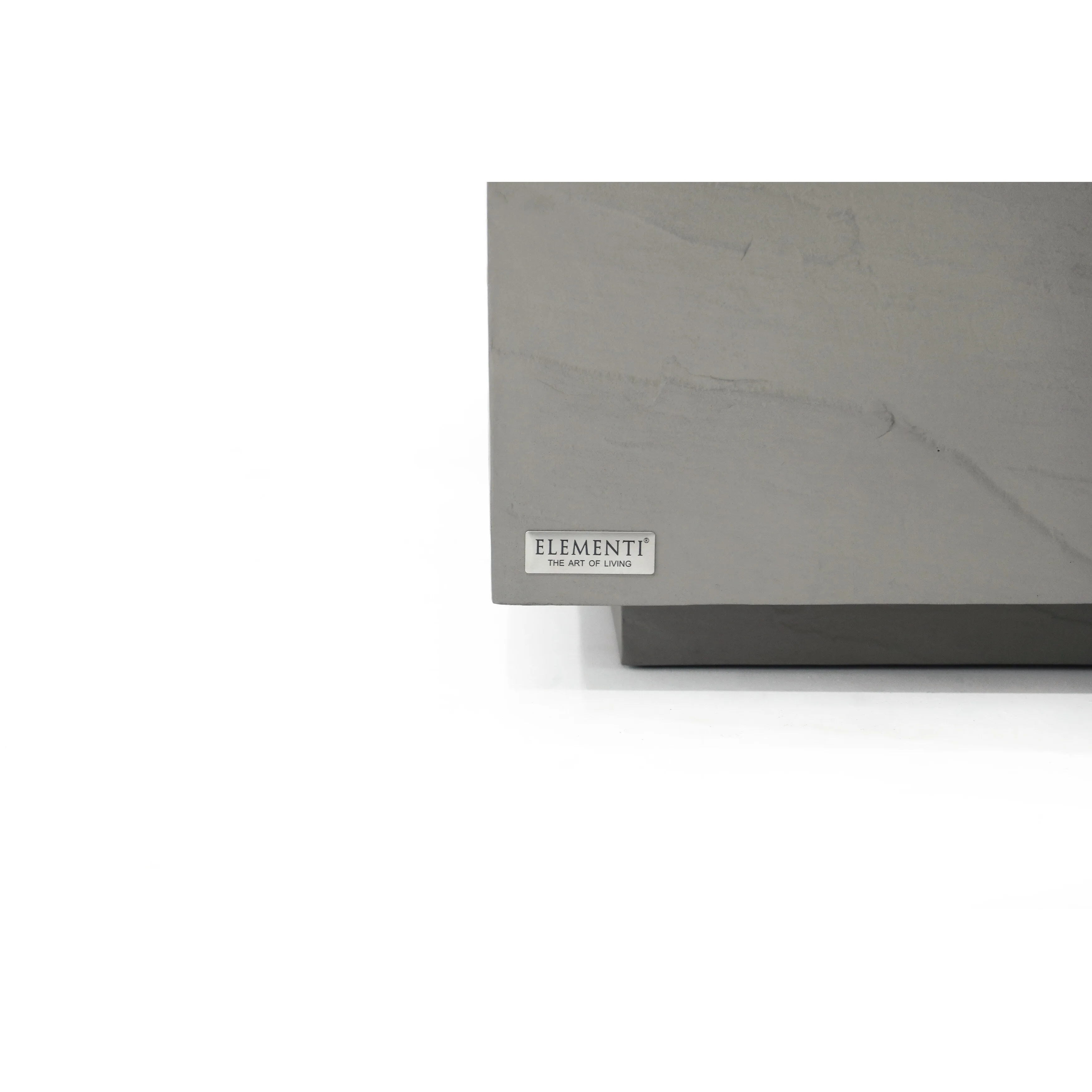 Elementi Home Colorado 40 Square Concrete Coffee Table