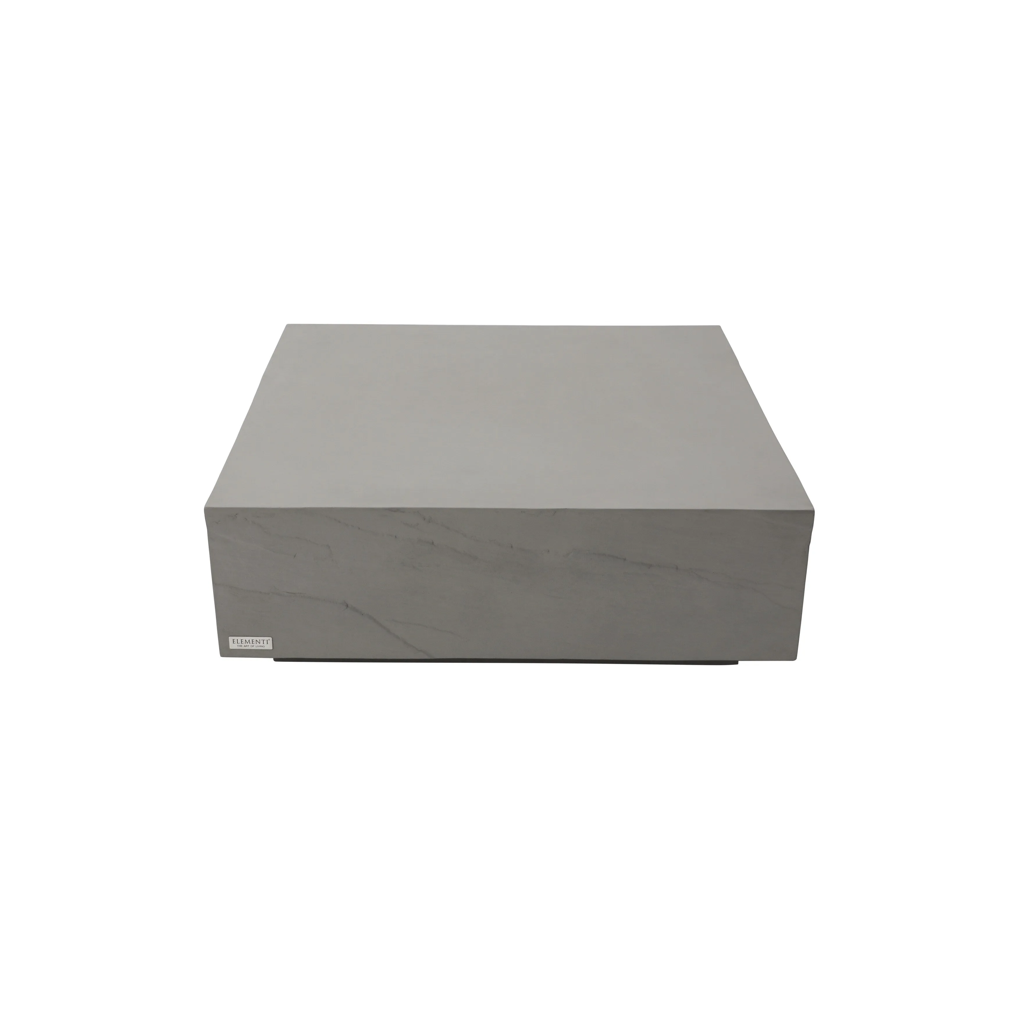 Elementi Home Colorado 40 Square Concrete Coffee Table