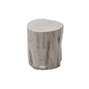 Elementi Home Daintree 19 Stump Concrete Side Table - 19.3 X 18.5 X 20