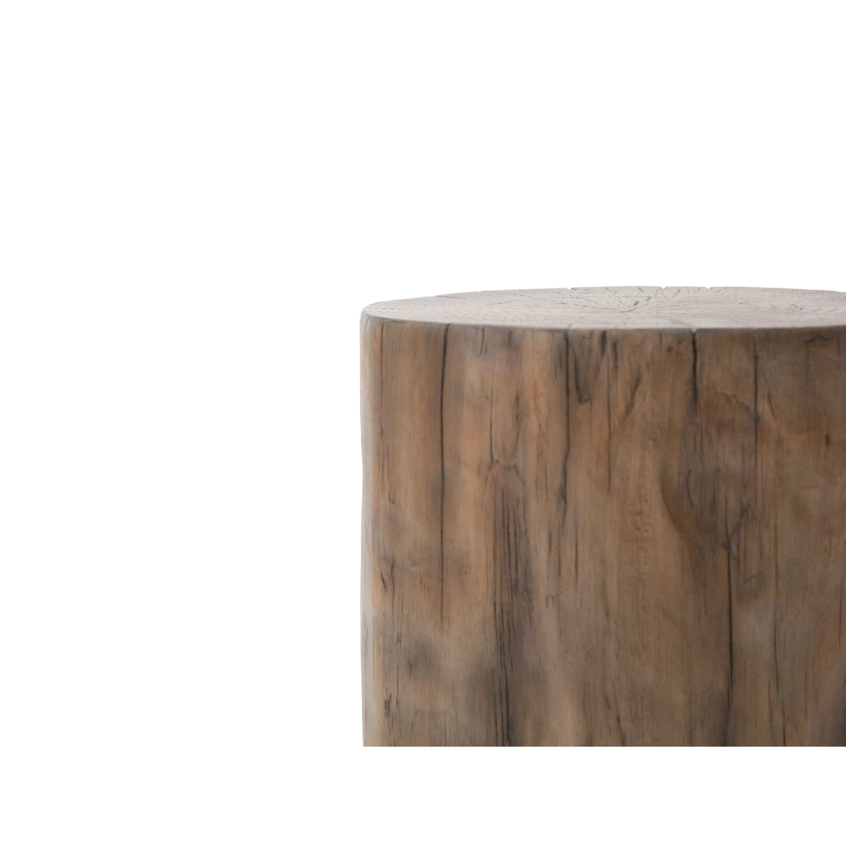 Elementi Home Daintree 19 Stump Concrete Side Table - 19.3 X 18.5 X 20