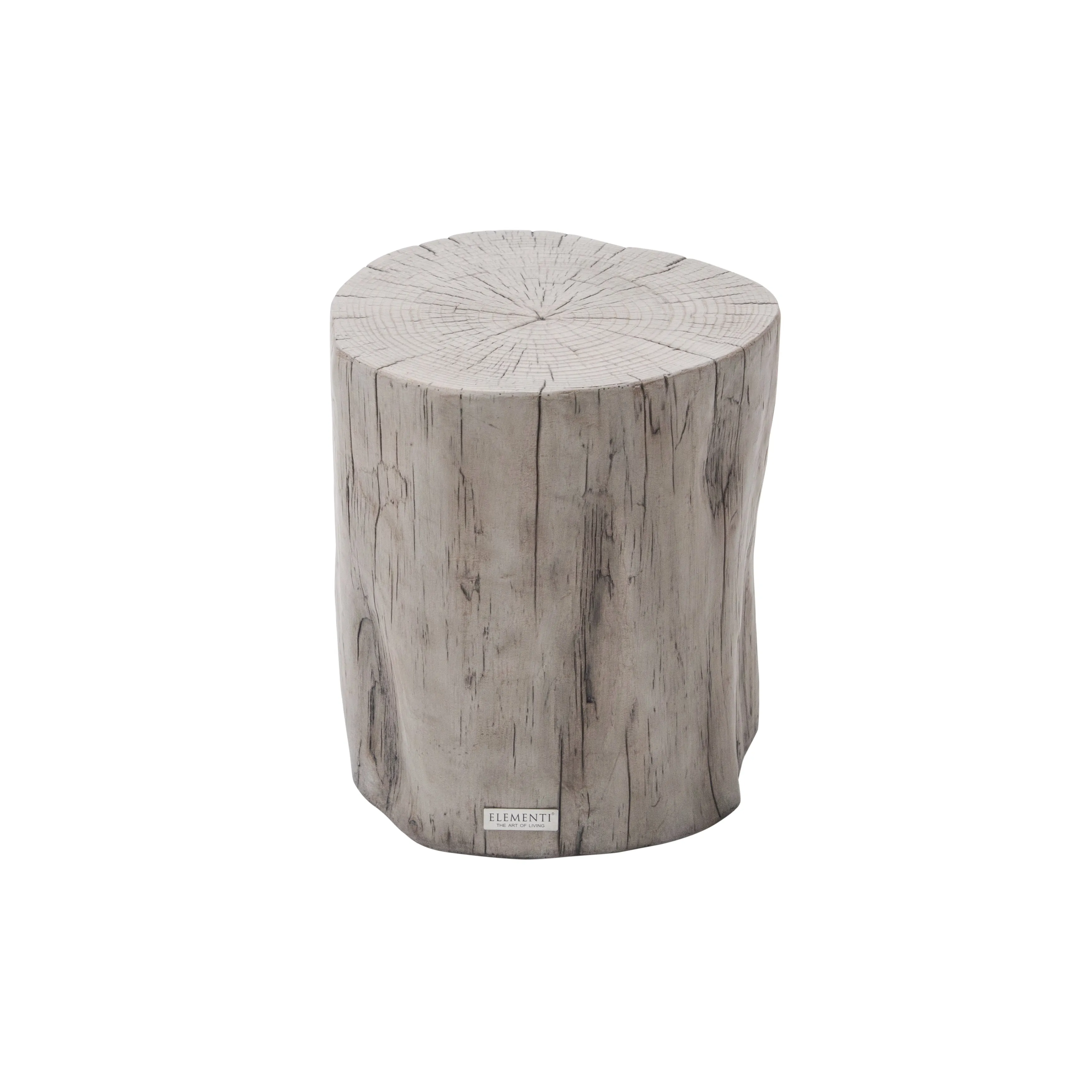 Elementi Home Daintree 19 Stump Concrete Side Table - 19.3 X 18.5 X 20