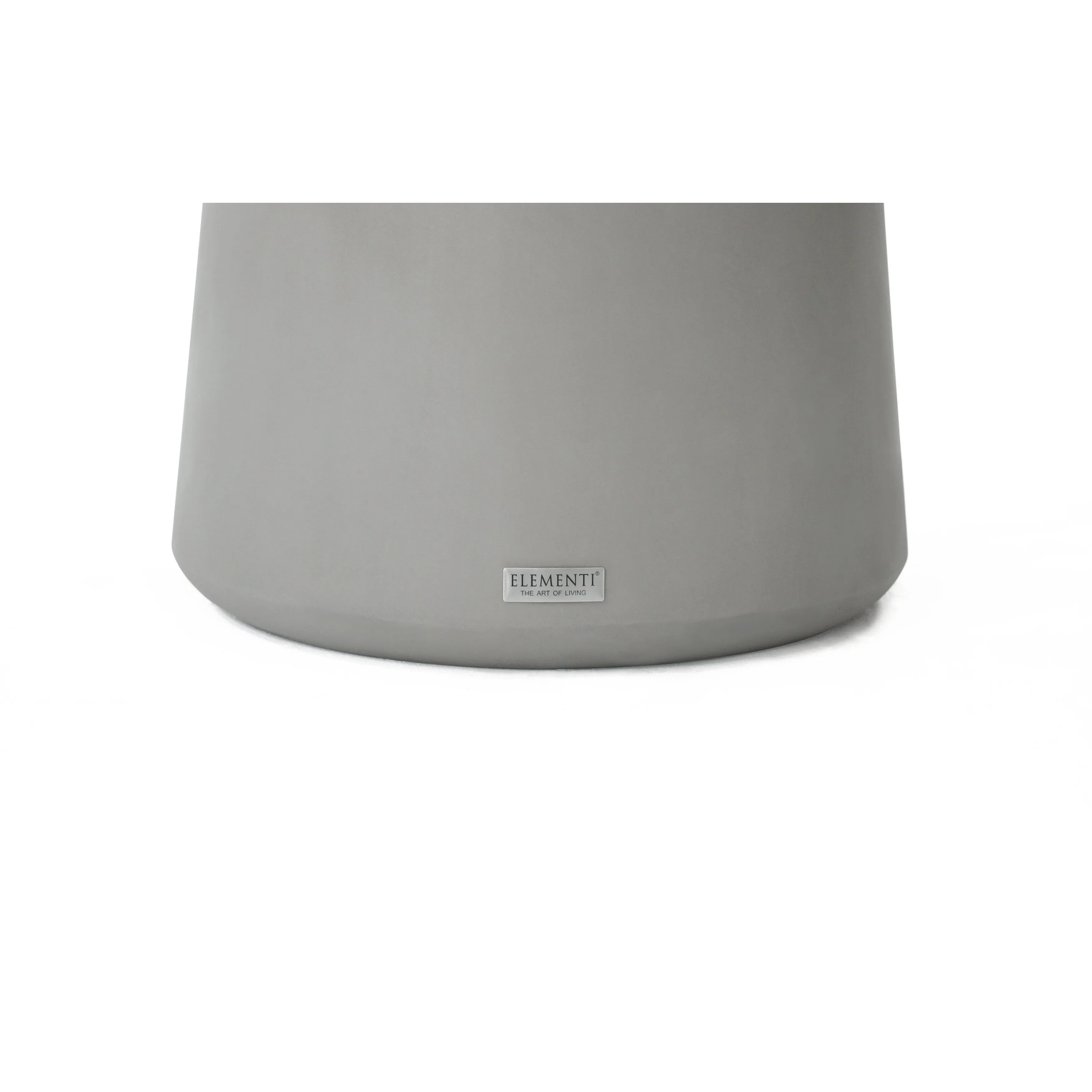 Elementi Home Rio 48 Matte Space Grey Concrete Dining Table - 48 X 48 X 29.5